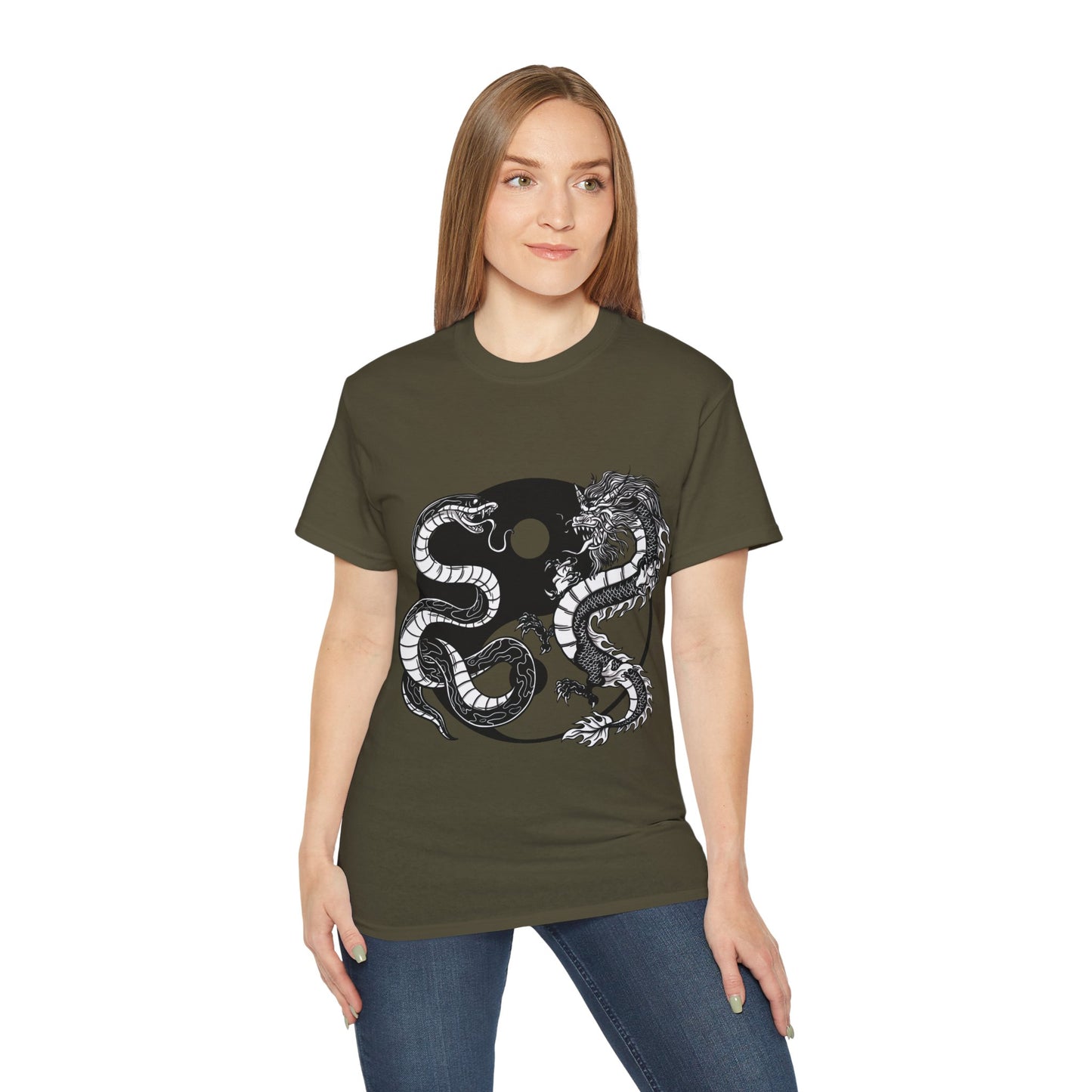 Mens Yin Yang Dragon Tee
