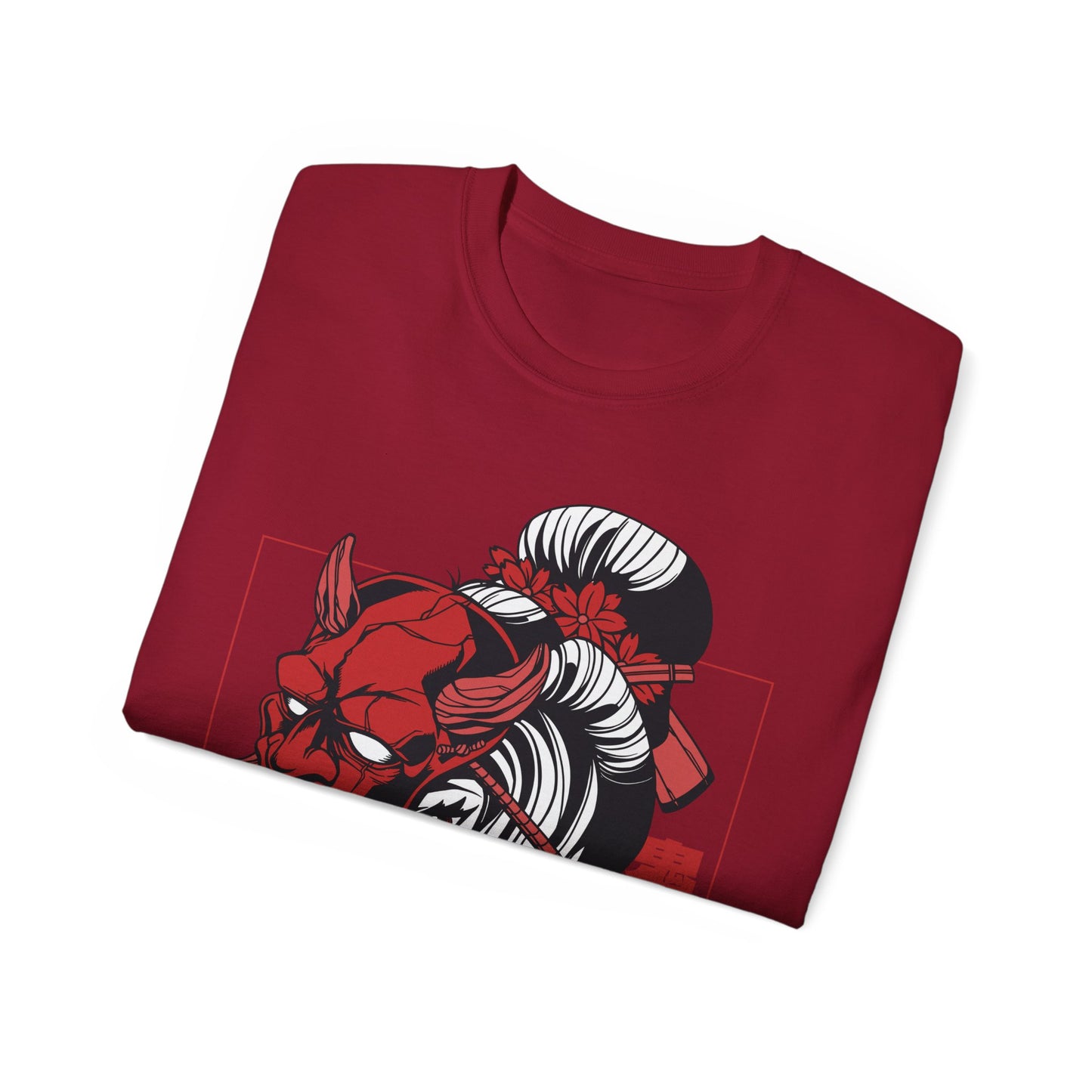 Mens Demon Mask Girl Tee
