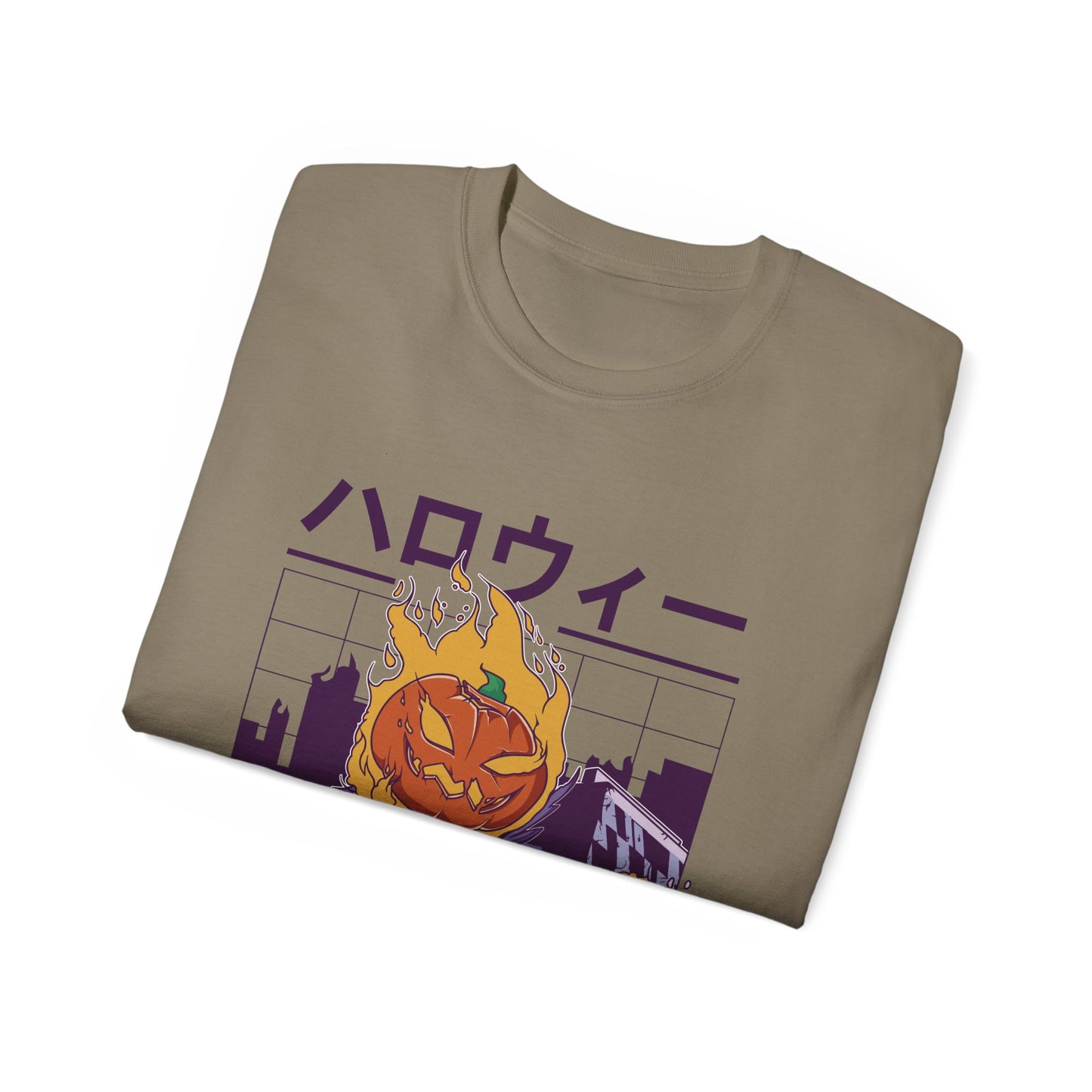 Mens Vaporwave Pumpkin Tee