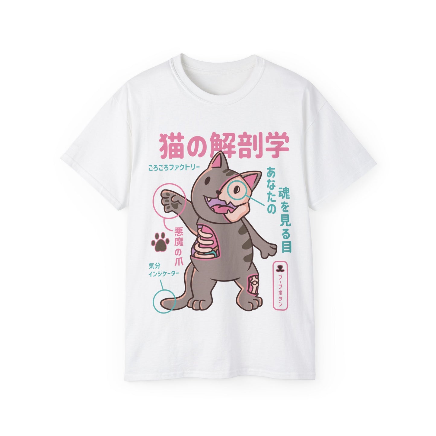 Womens Cat Anatomy Tee