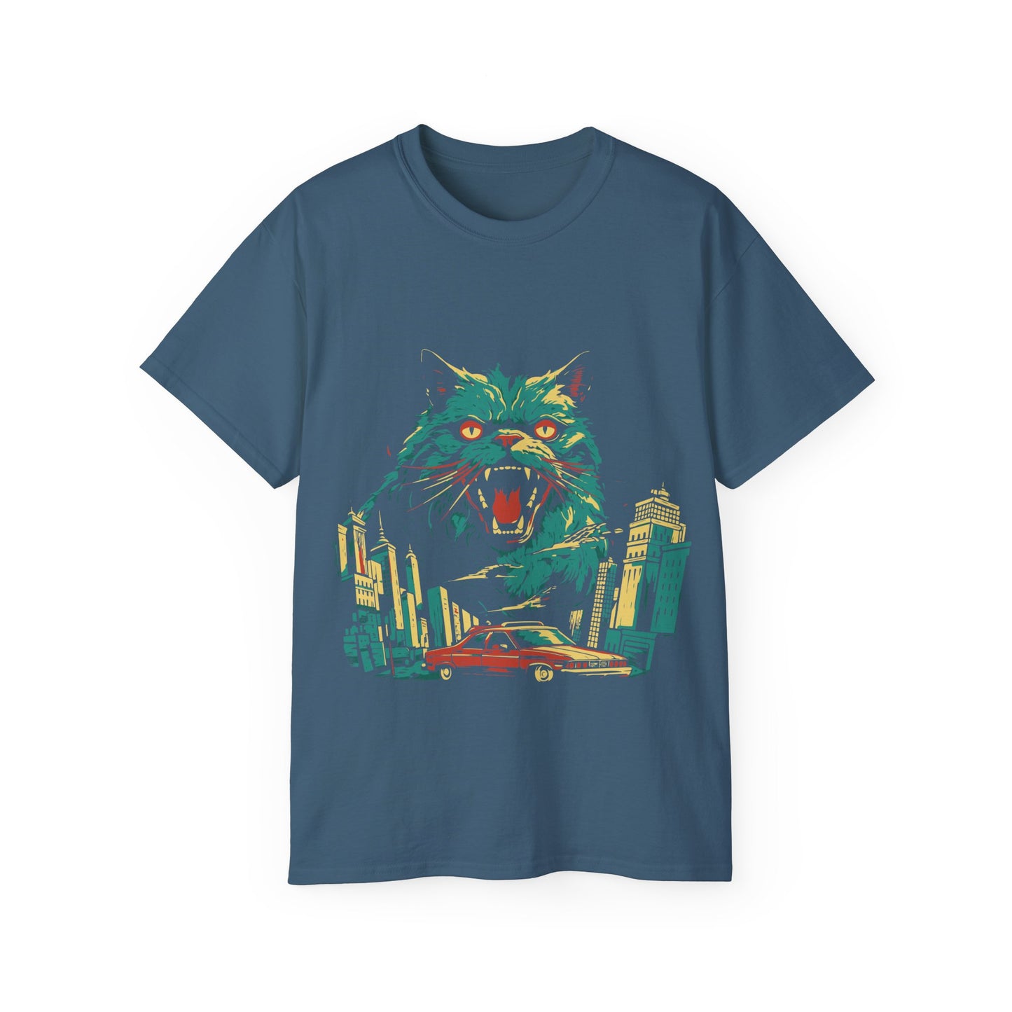 Womens Cat Kaiju Tee