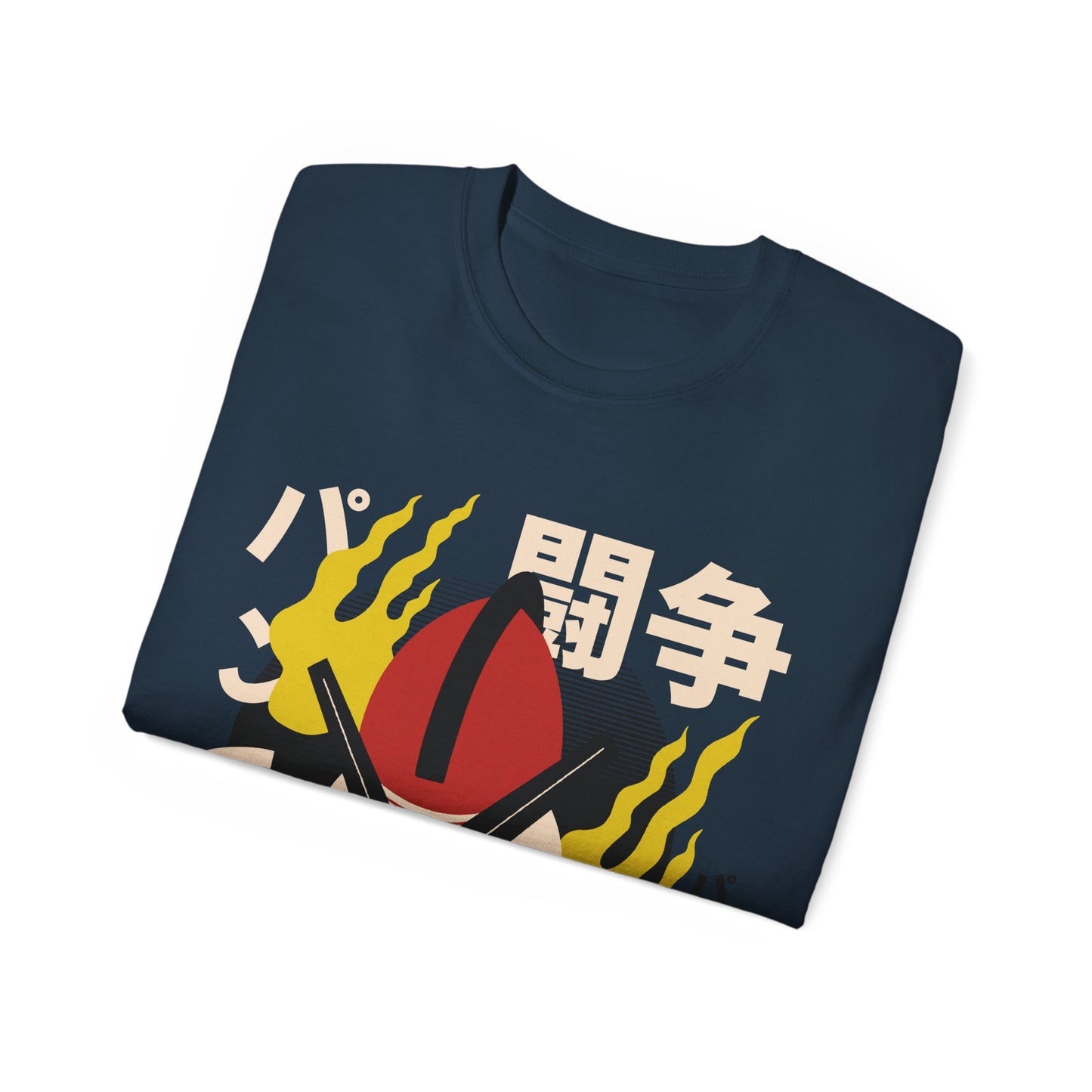 Womens Robot With Fire Tee