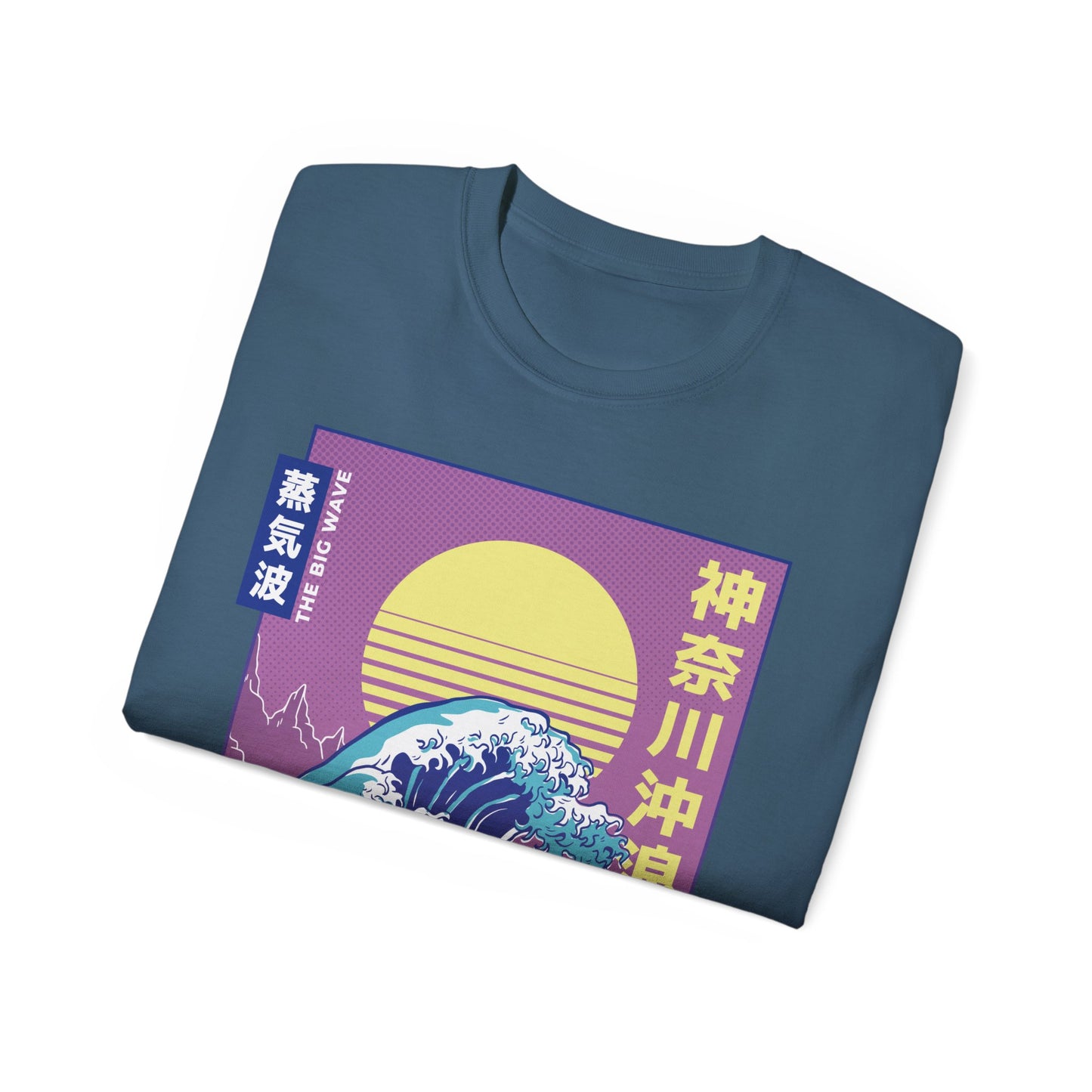 Mens Vaporwave Wave Tee