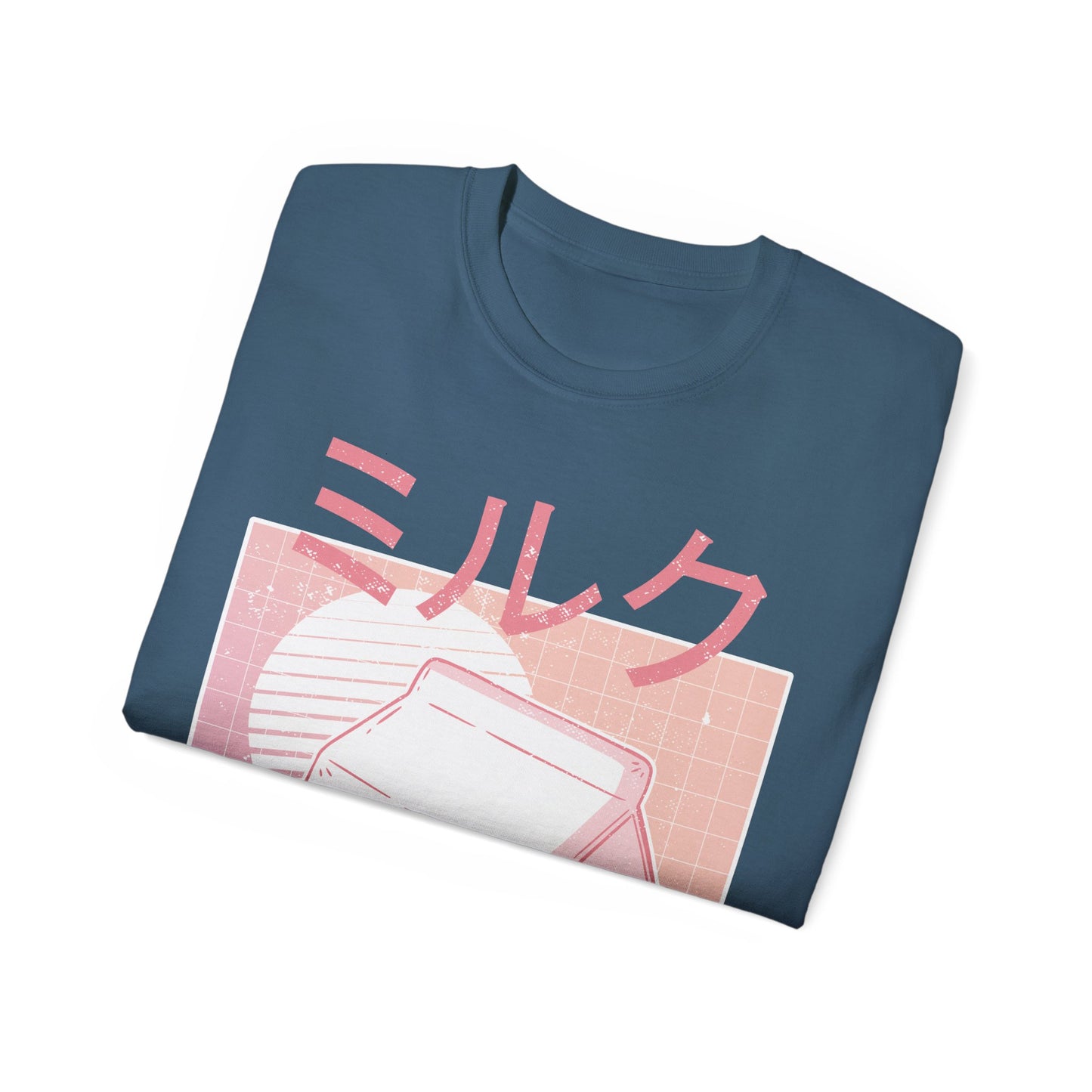 Womens Vaporwave Strawberry Milk Tee