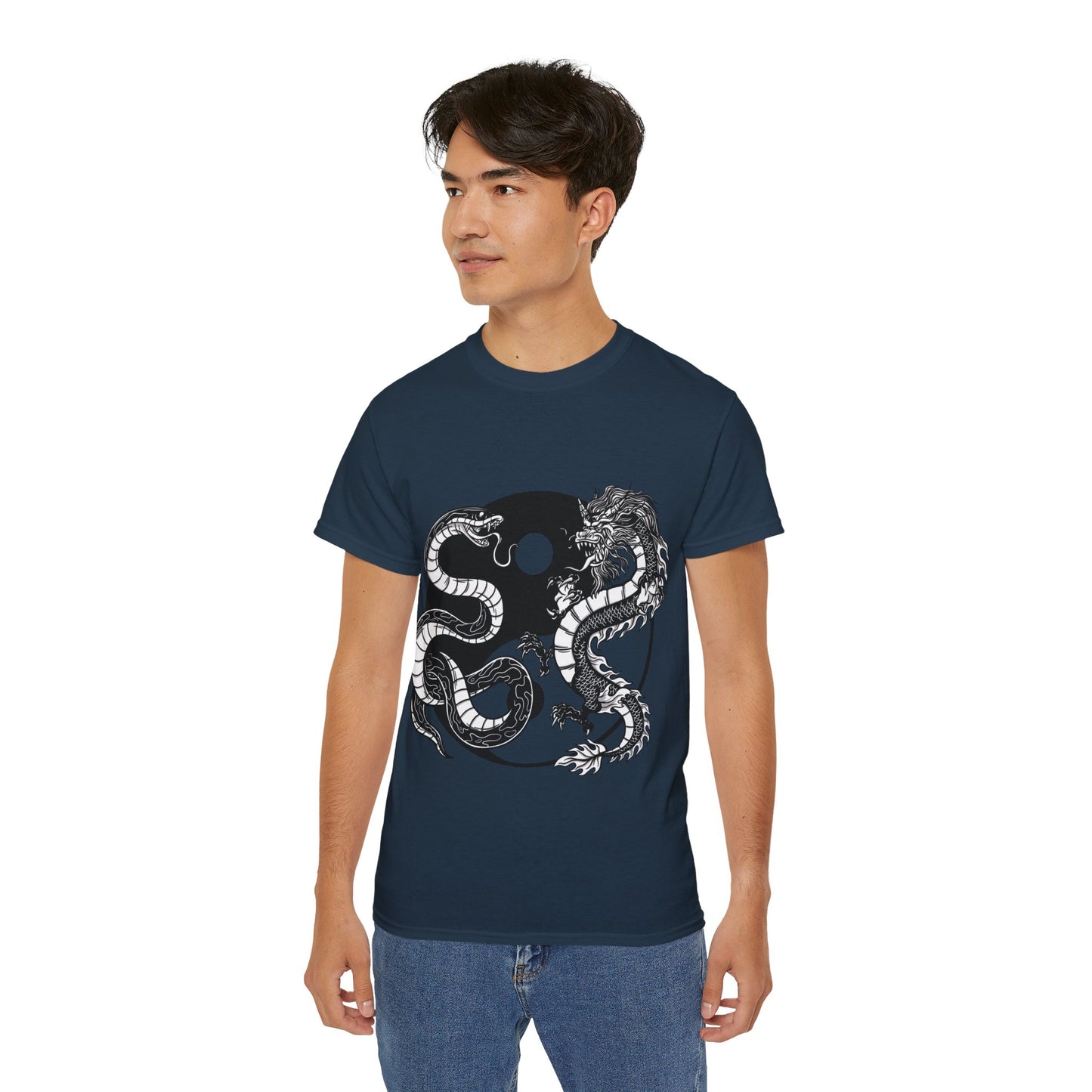 Mens Yin Yang Dragon Tee