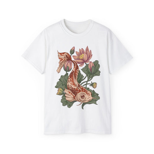 Womens Koi Illustration Tee