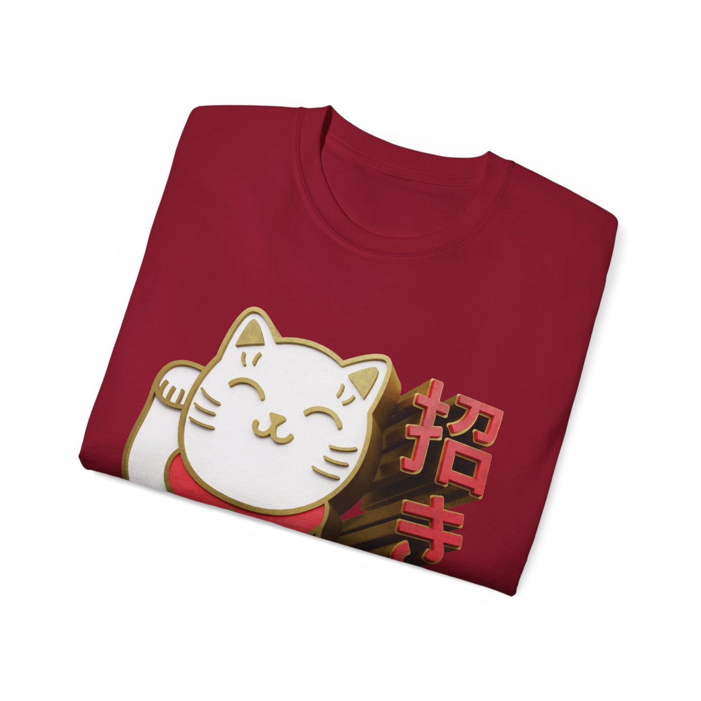 Womens Maneki Neko 3D Tee
