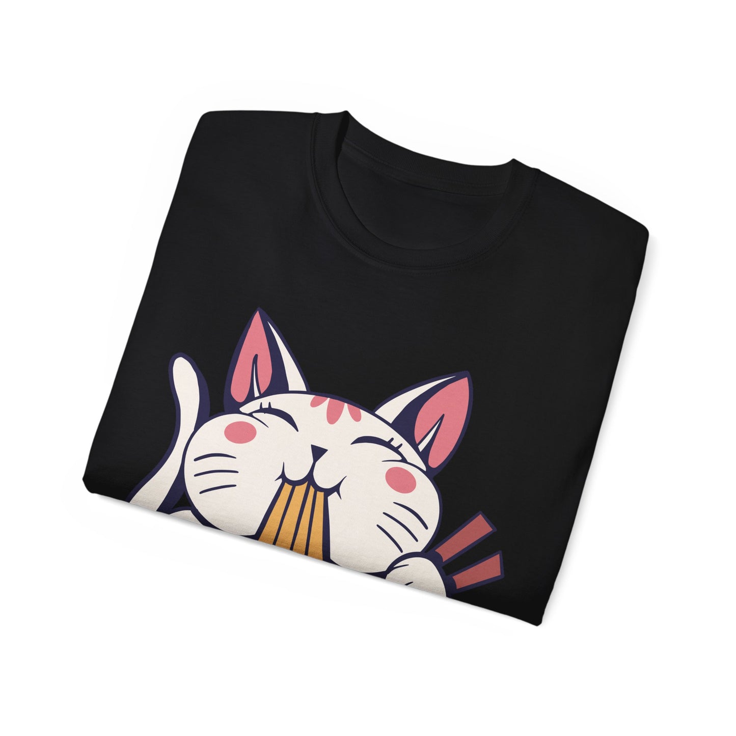 Womens Kawaii Ramen Cat Tee