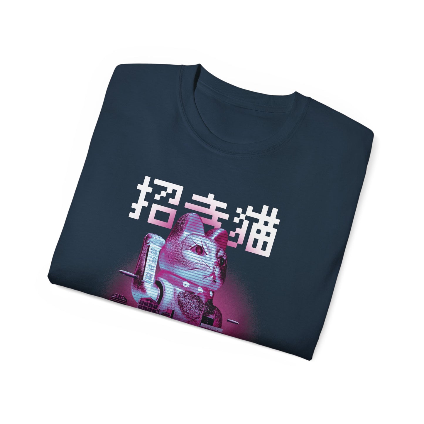 Womens Maneki Neko Floating Island Tee