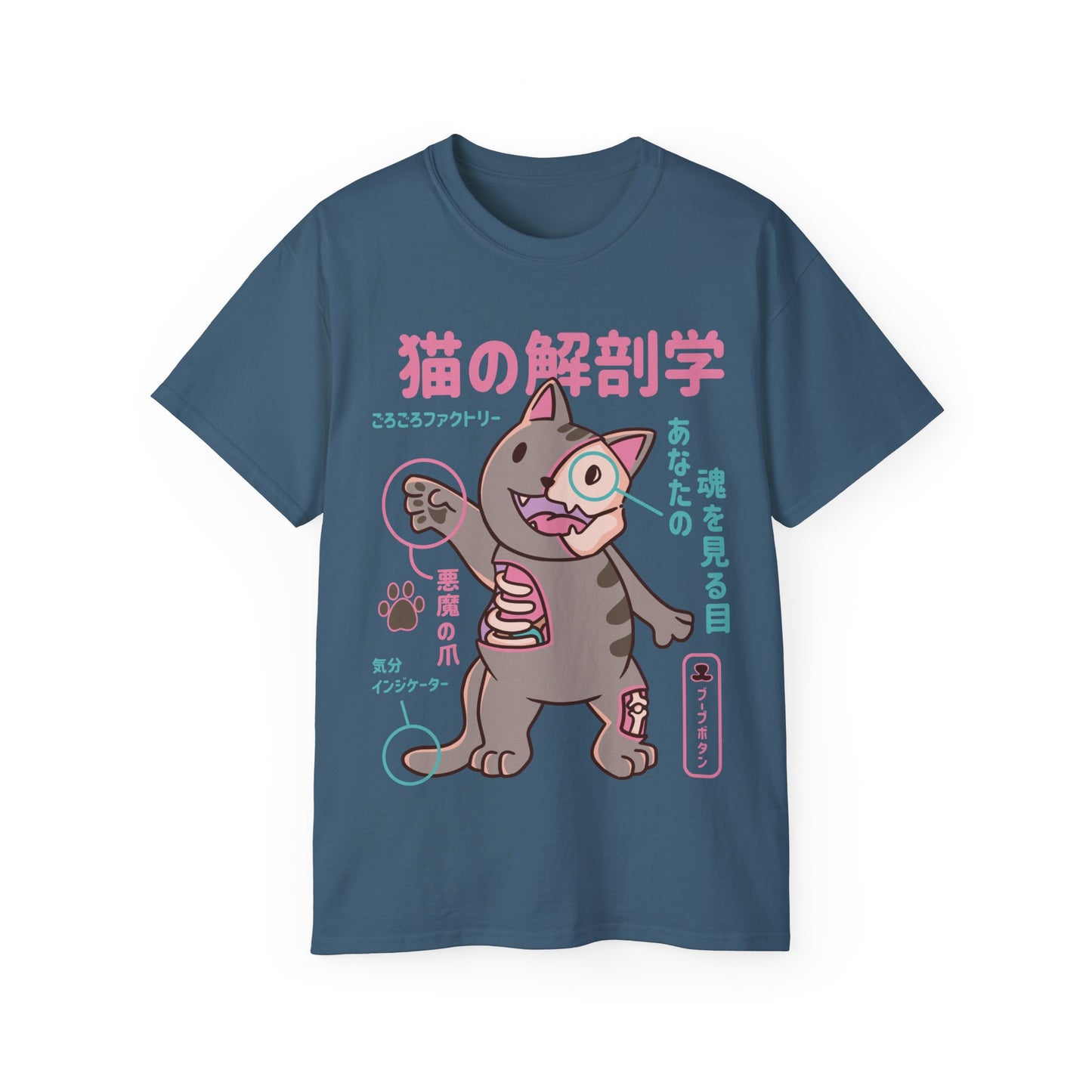 Womens Cat Anatomy Tee