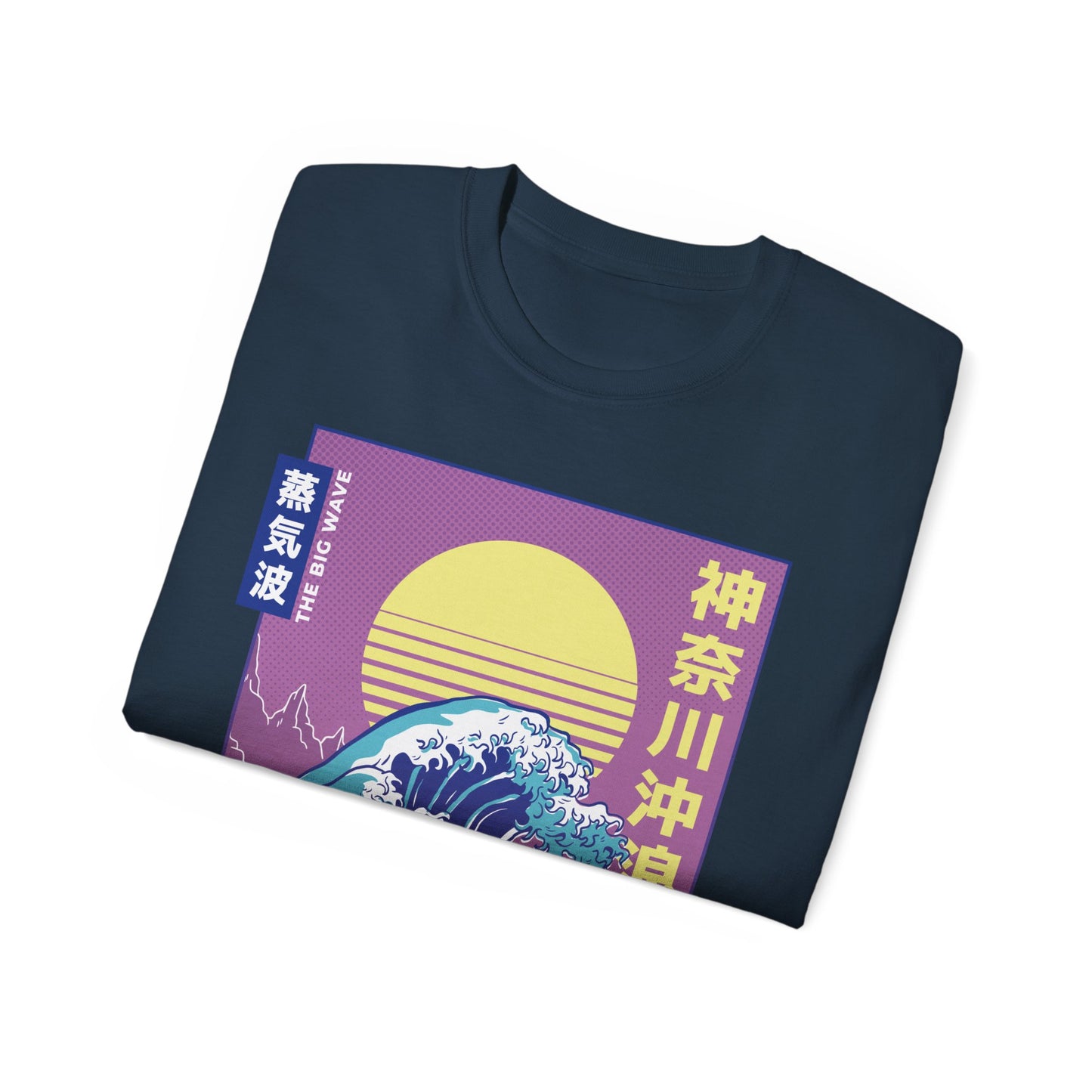 Mens Vaporwave Wave Tee
