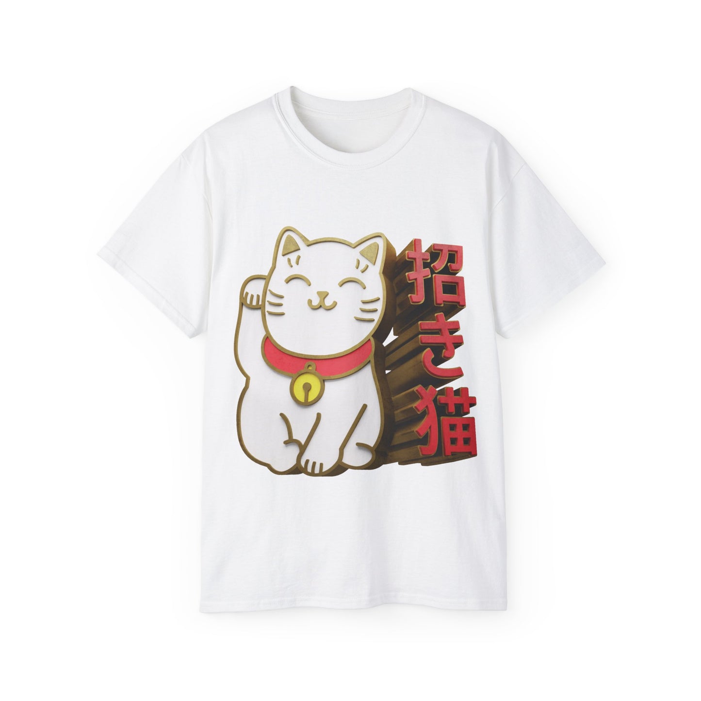 Womens Maneki Neko 3D Tee