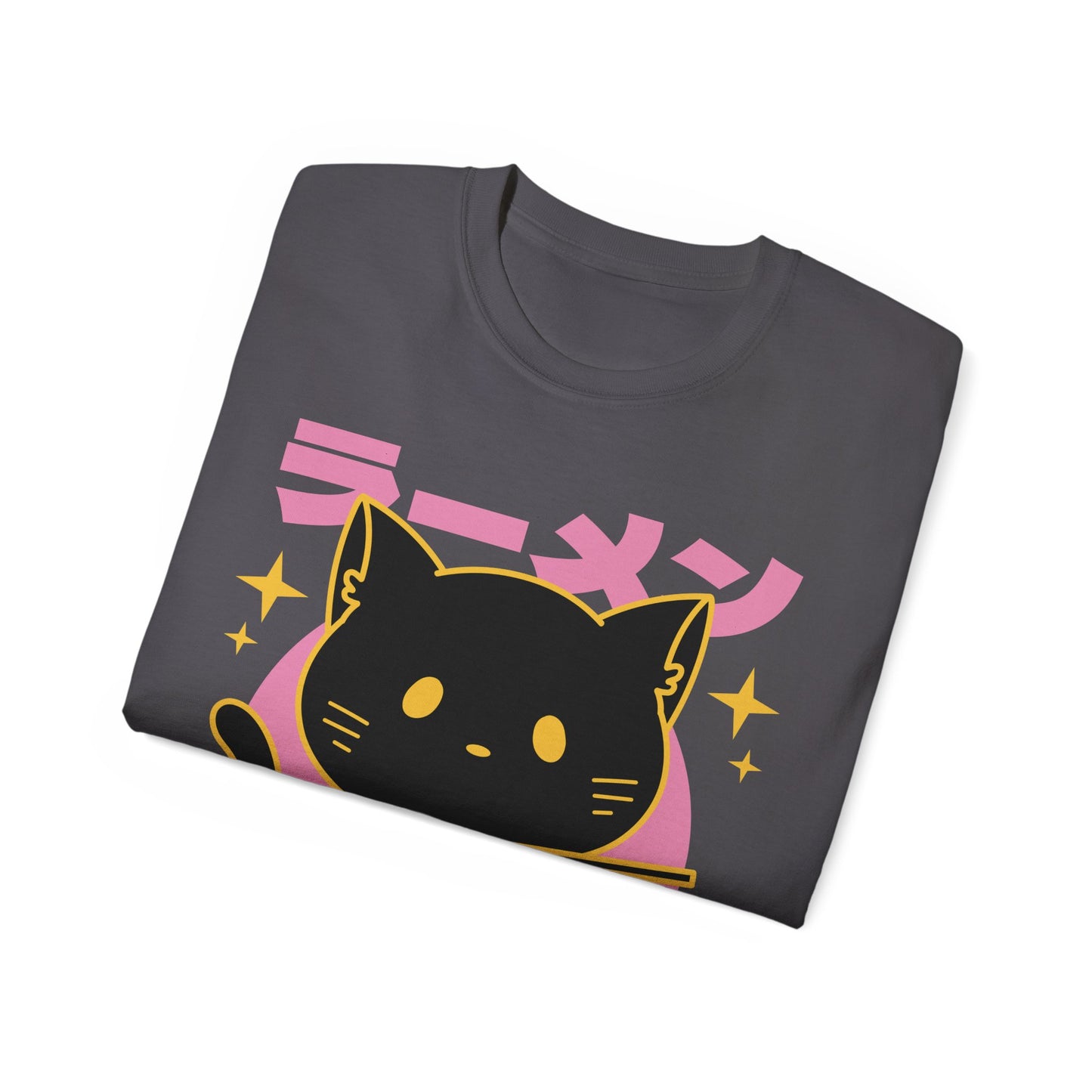 Womens Black Cat Ramen Tee