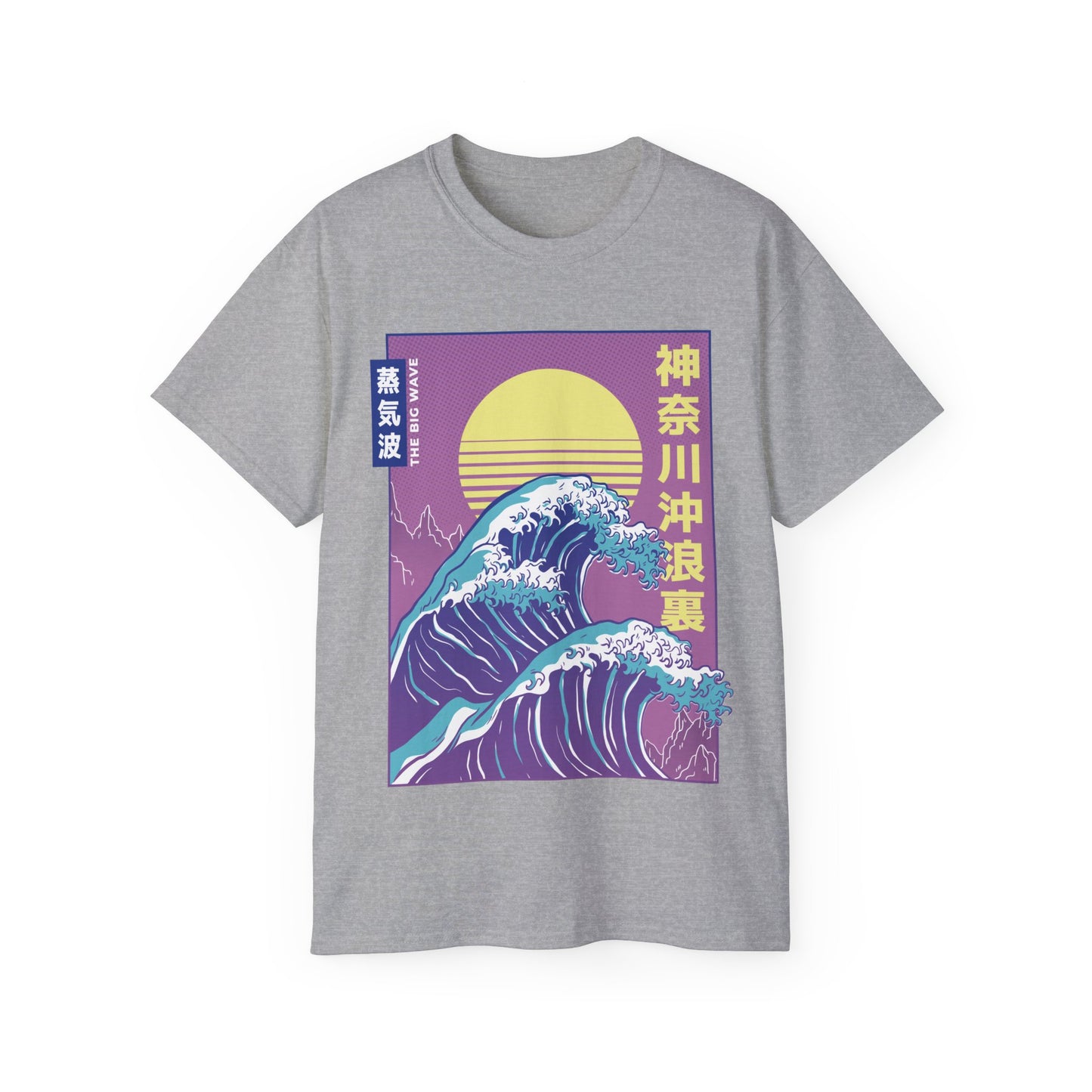 Mens Vaporwave Wave Tee