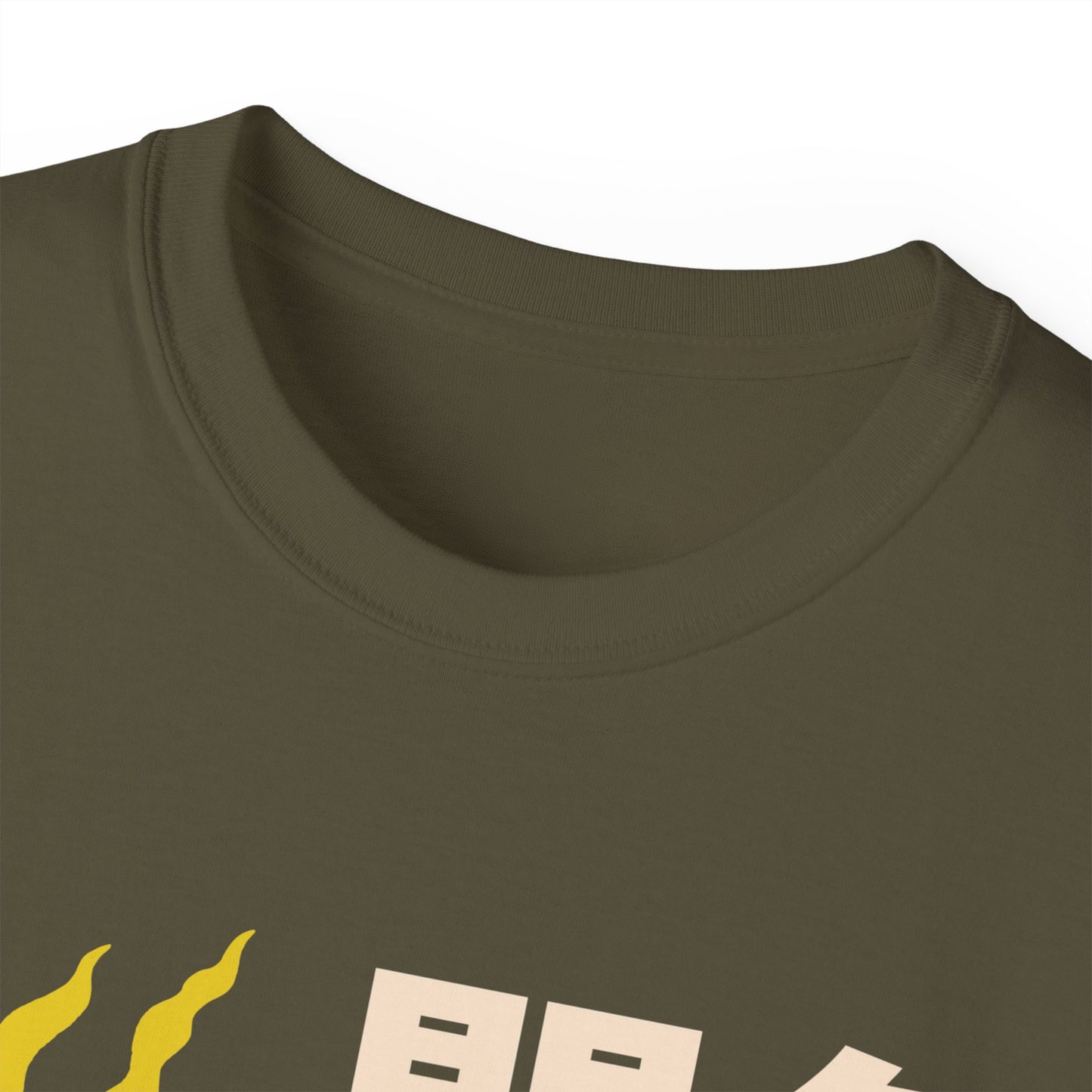 Womens Robot With Fire Tee