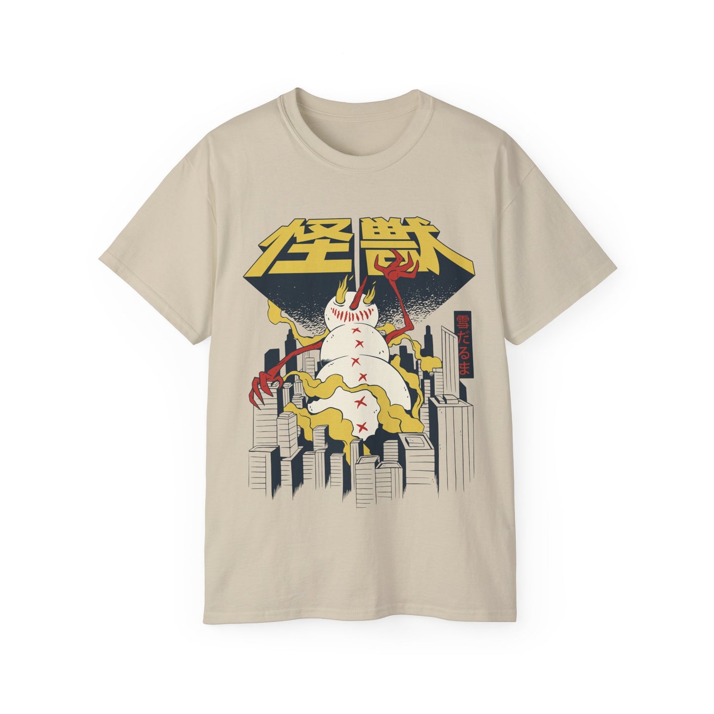 Womens Snowman Kaiju Tee