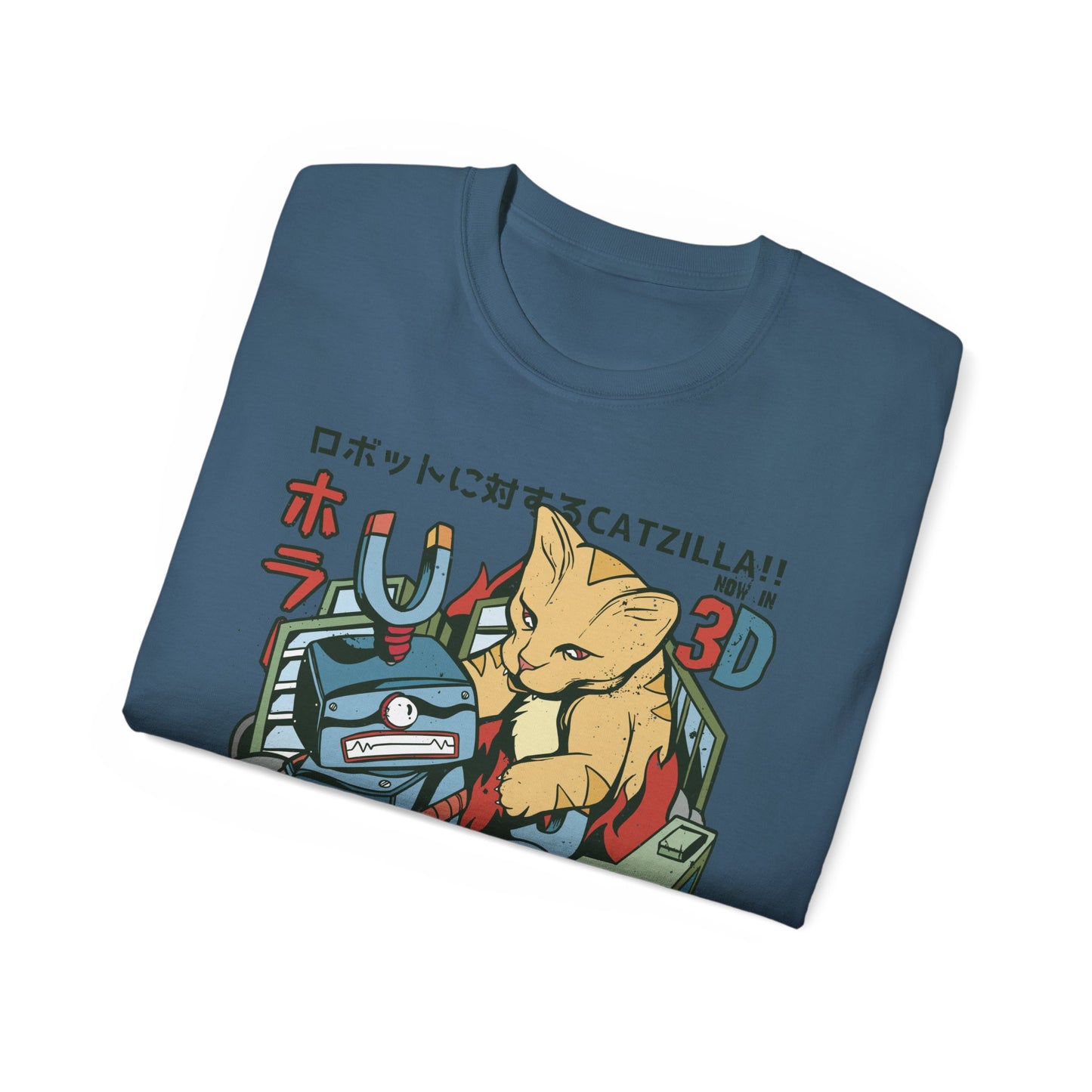 Womens Godzilla Cat Tee