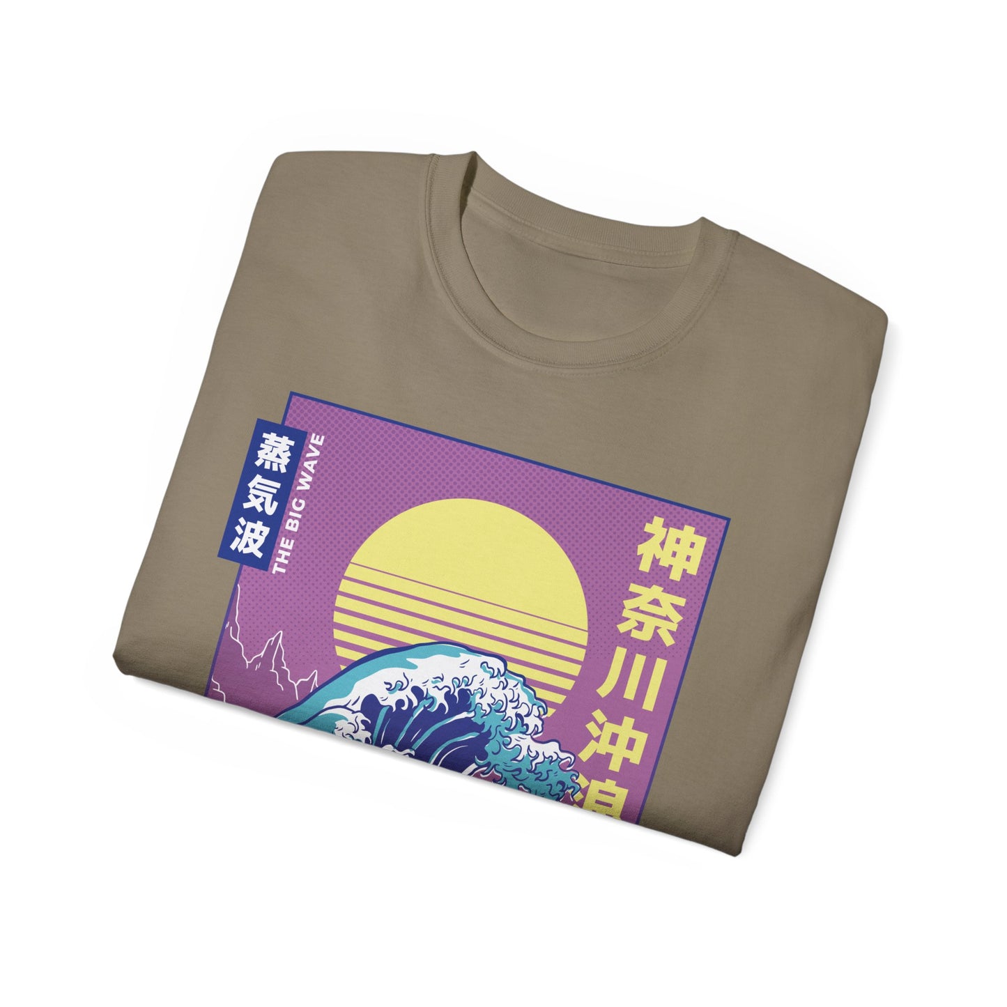 Mens Vaporwave Wave Tee
