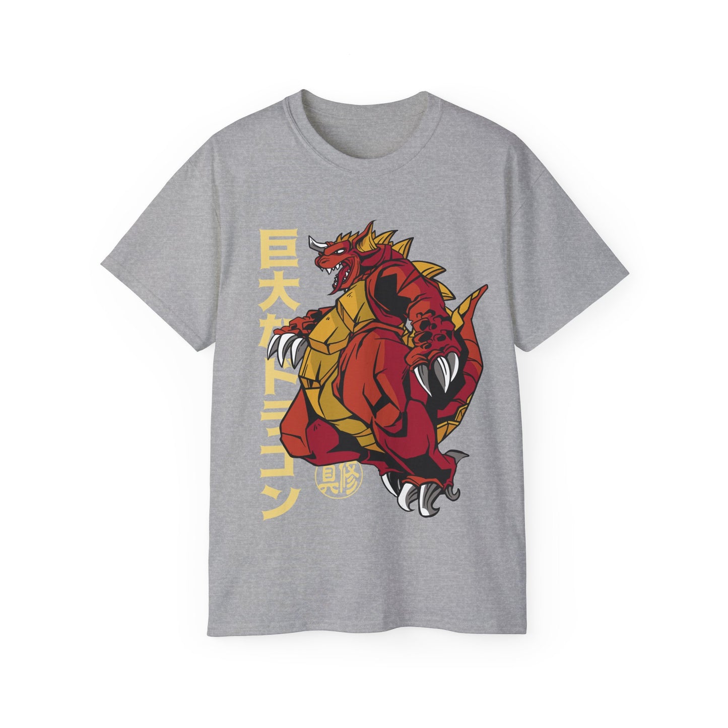 Womens Red Godzilla Tee
