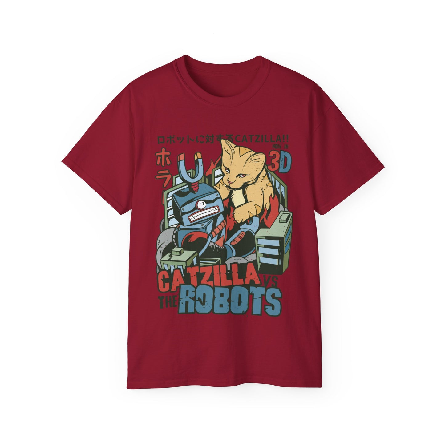 Womens Godzilla Cat Tee