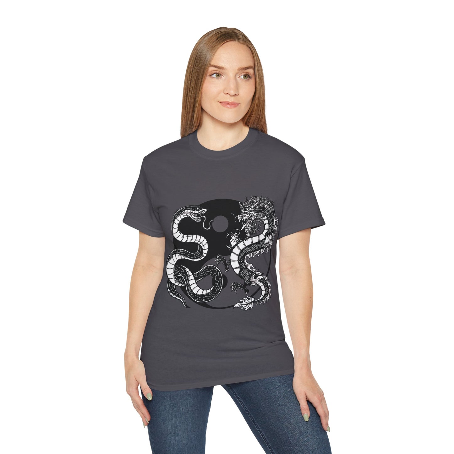 Mens Yin Yang Dragon Tee