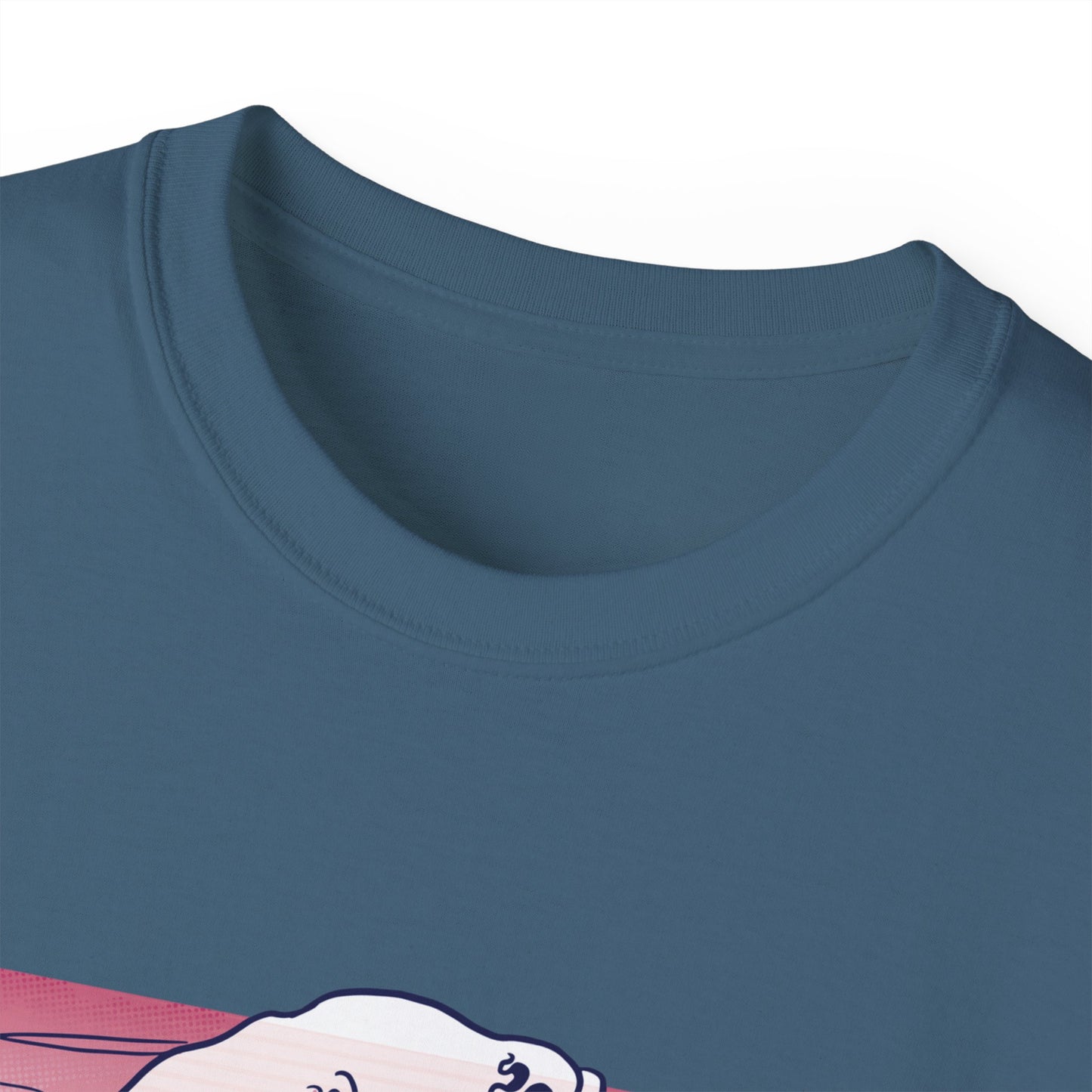 Womens Vaporwave Surfing Axolotl Tee
