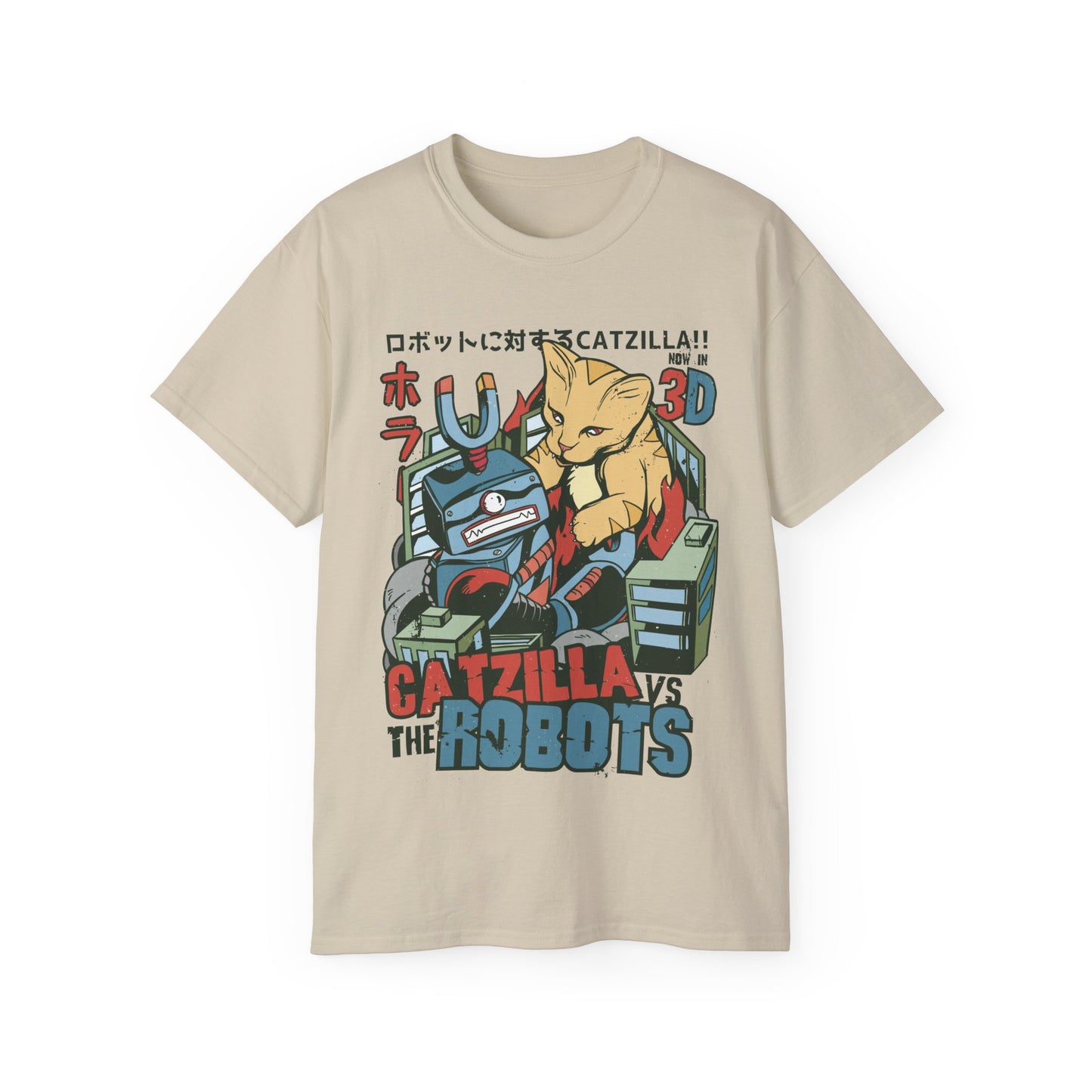 Womens Godzilla Cat Tee