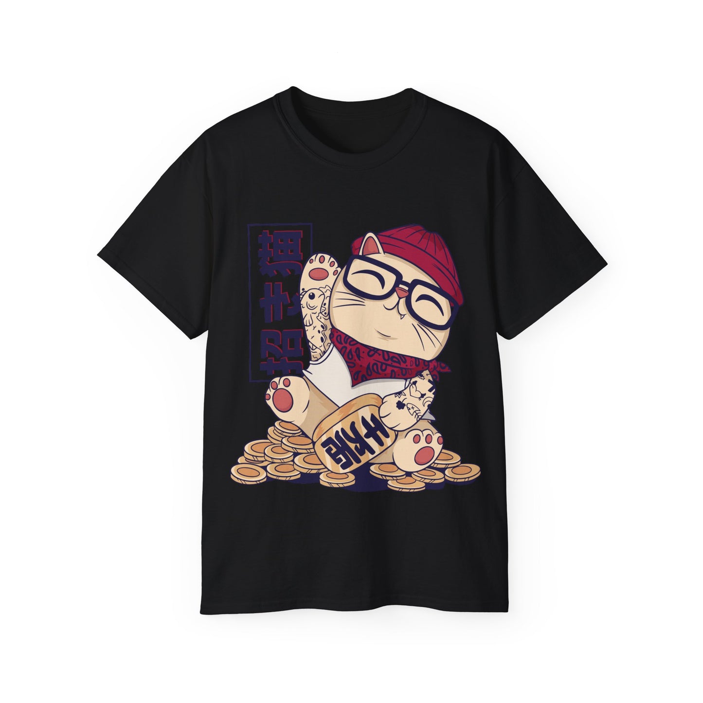 Womens Cool Maneki Neko Tee
