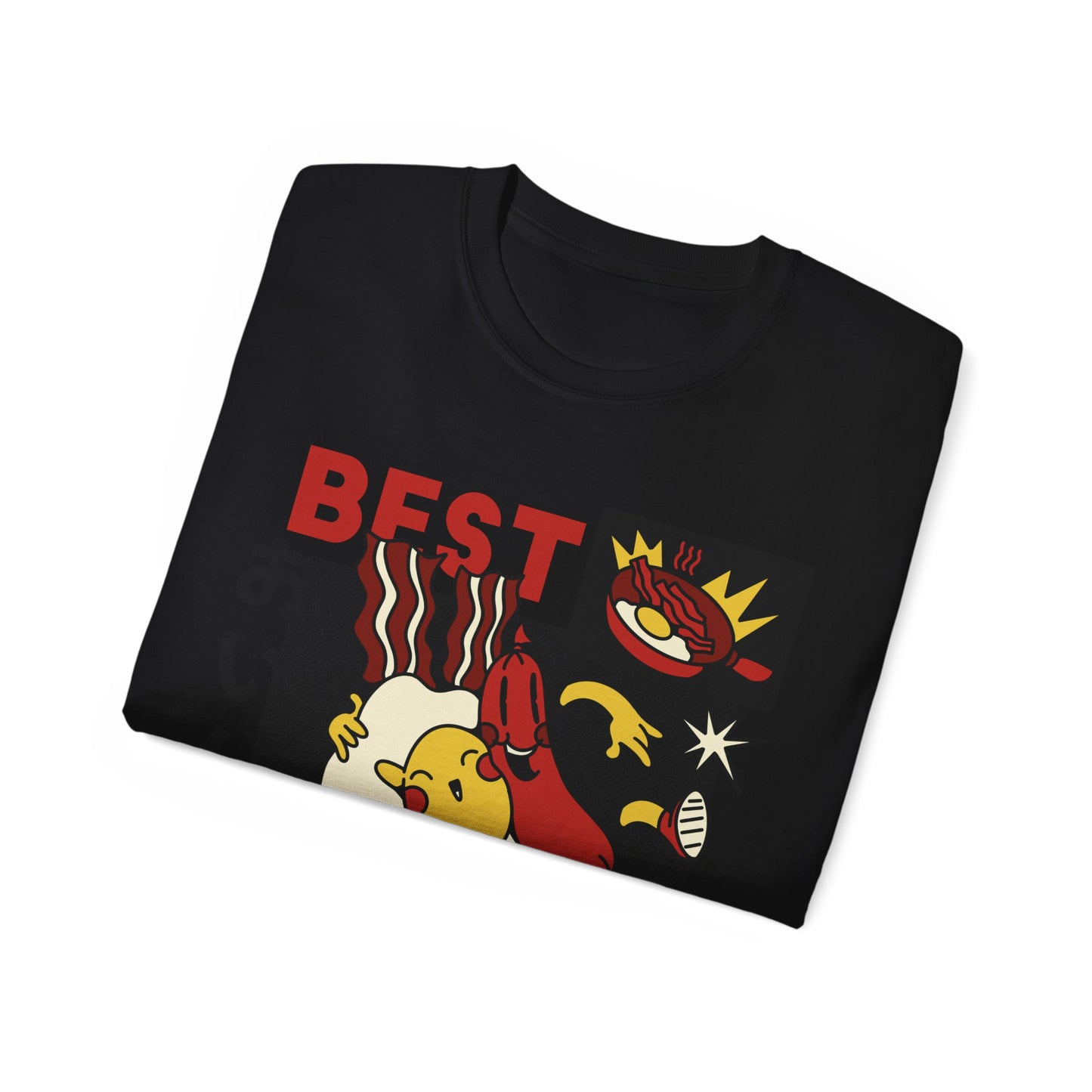 Womens Cartoon Breakfast Tee