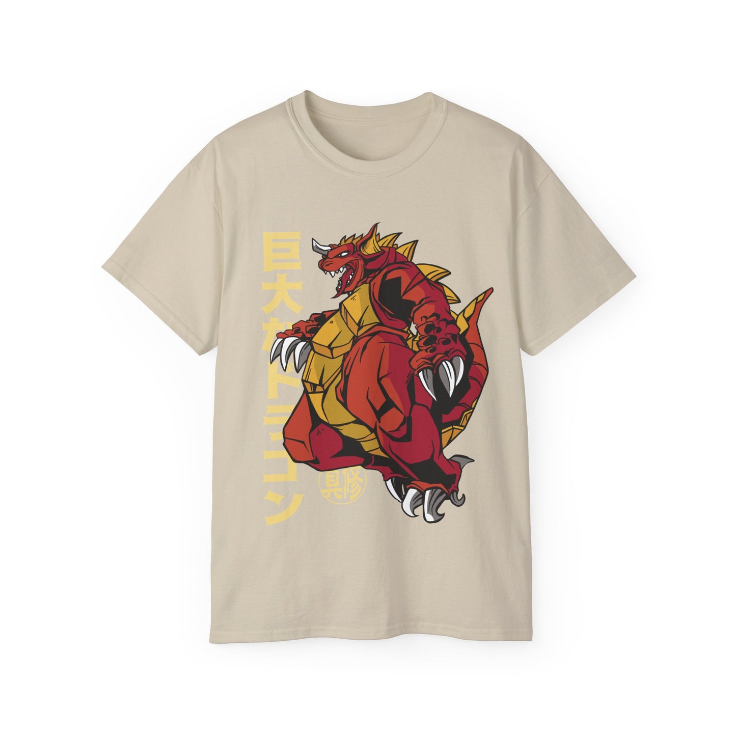 Womens Red Godzilla Tee