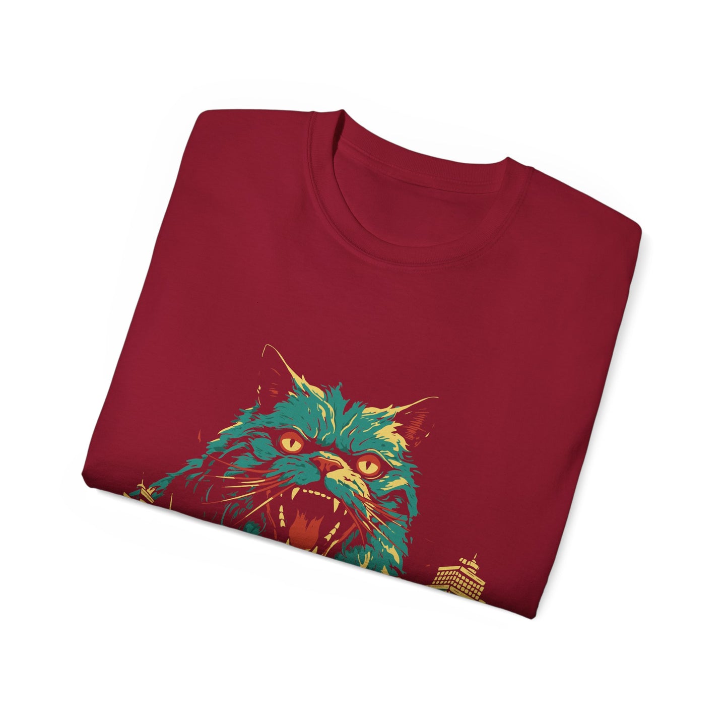Womens Cat Kaiju Tee