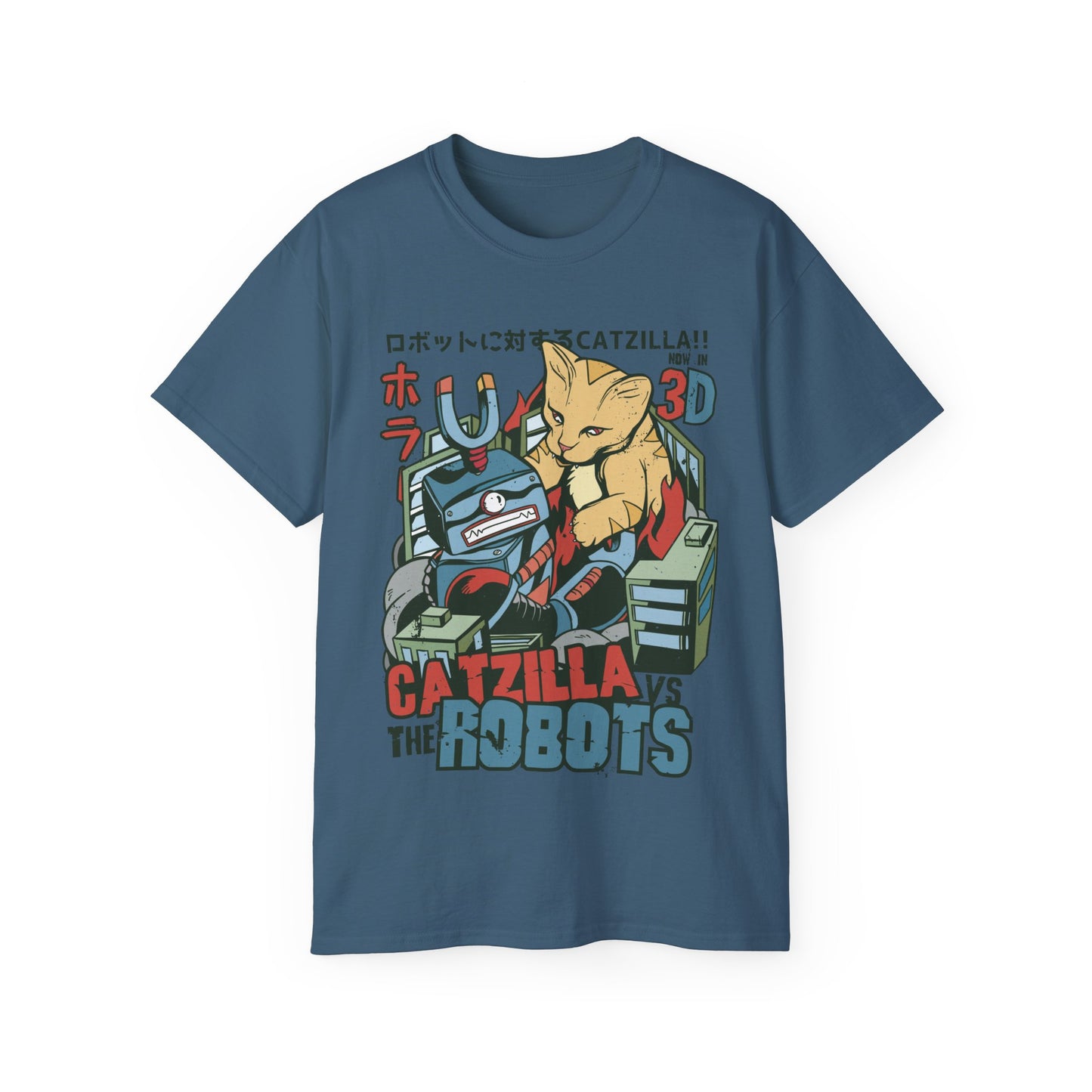 Womens Godzilla Cat Tee