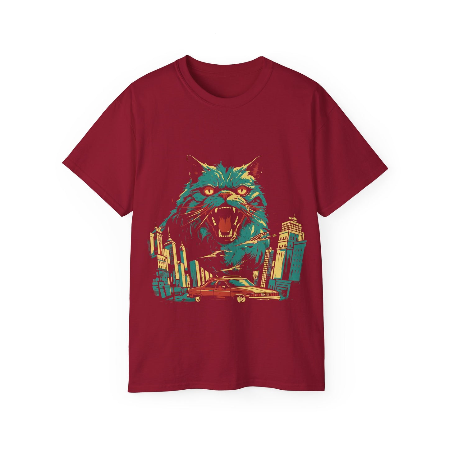 Womens Cat Kaiju Tee