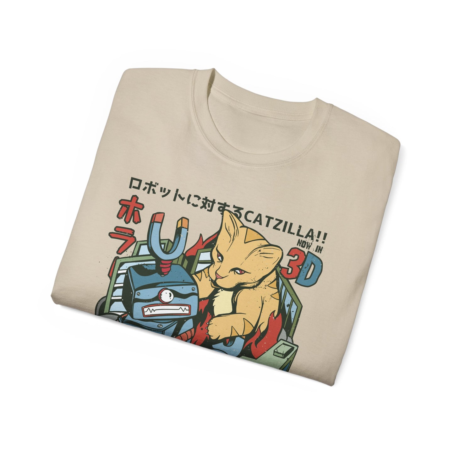Womens Godzilla Cat Tee