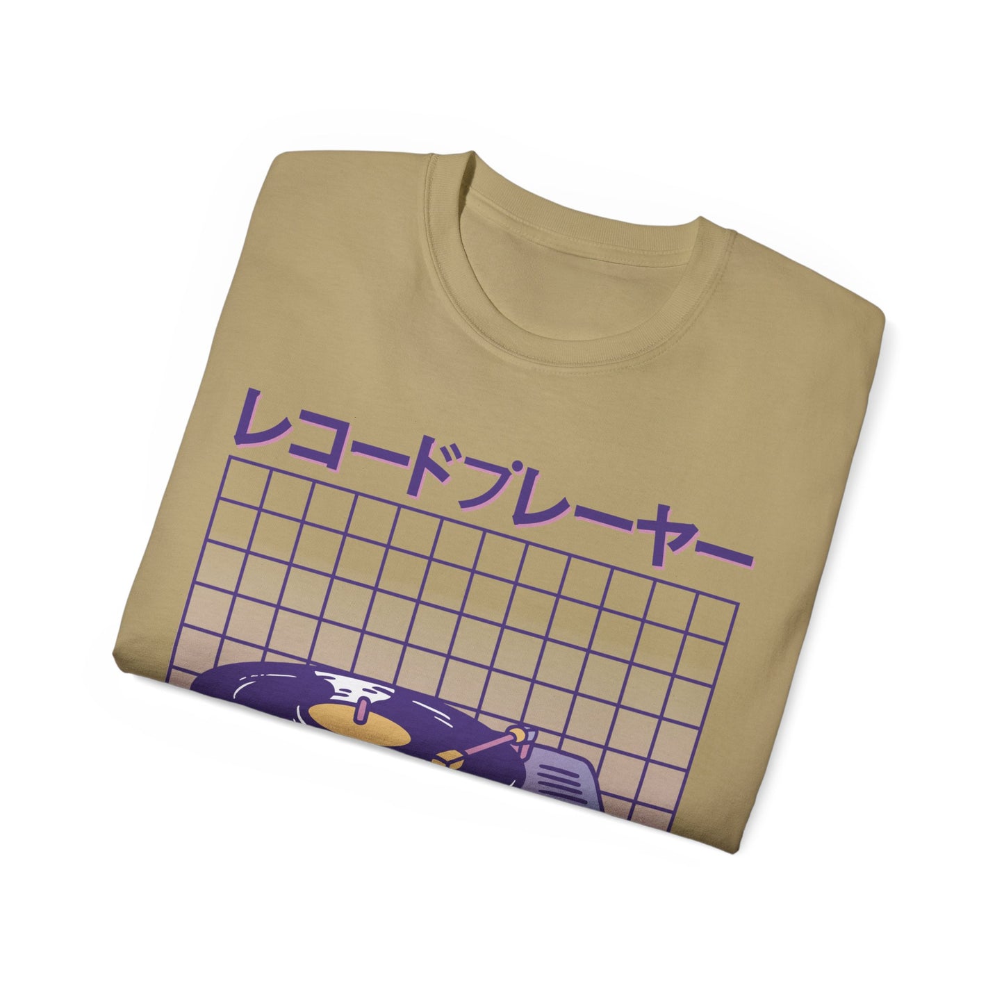 Womens Vaporwave Turntable Tee