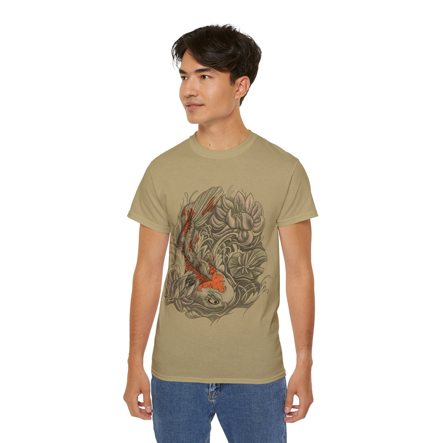 Mens Vintage Fish Tee