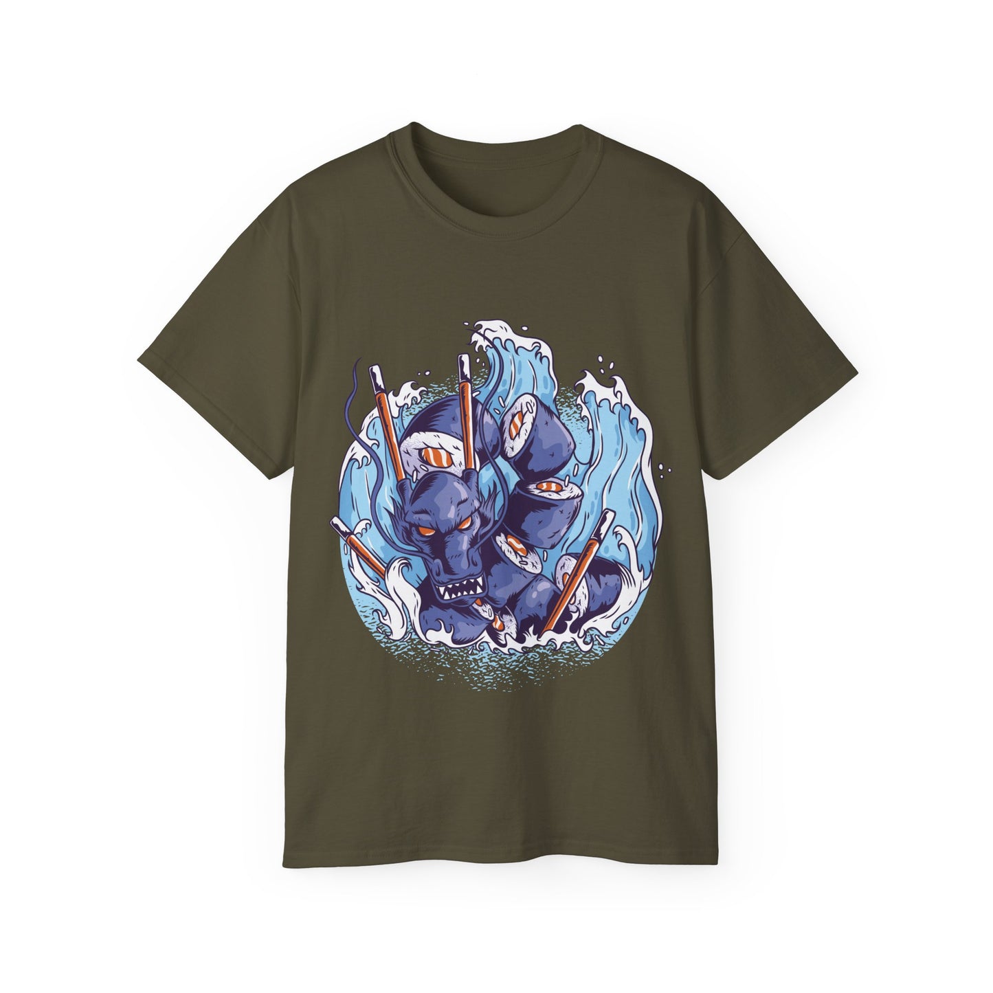 Womens Sushi Dragon Tee 2