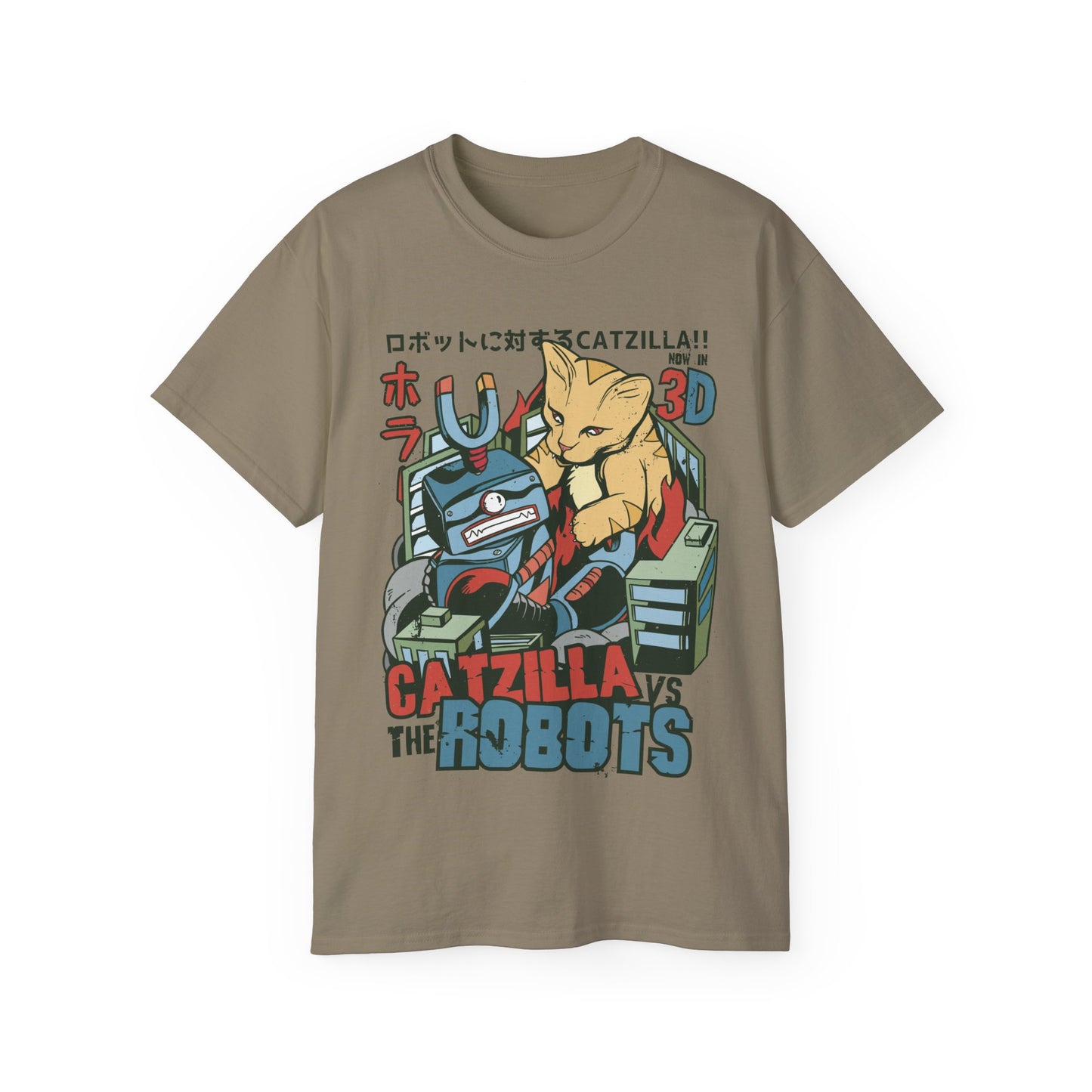 Womens Godzilla Cat Tee