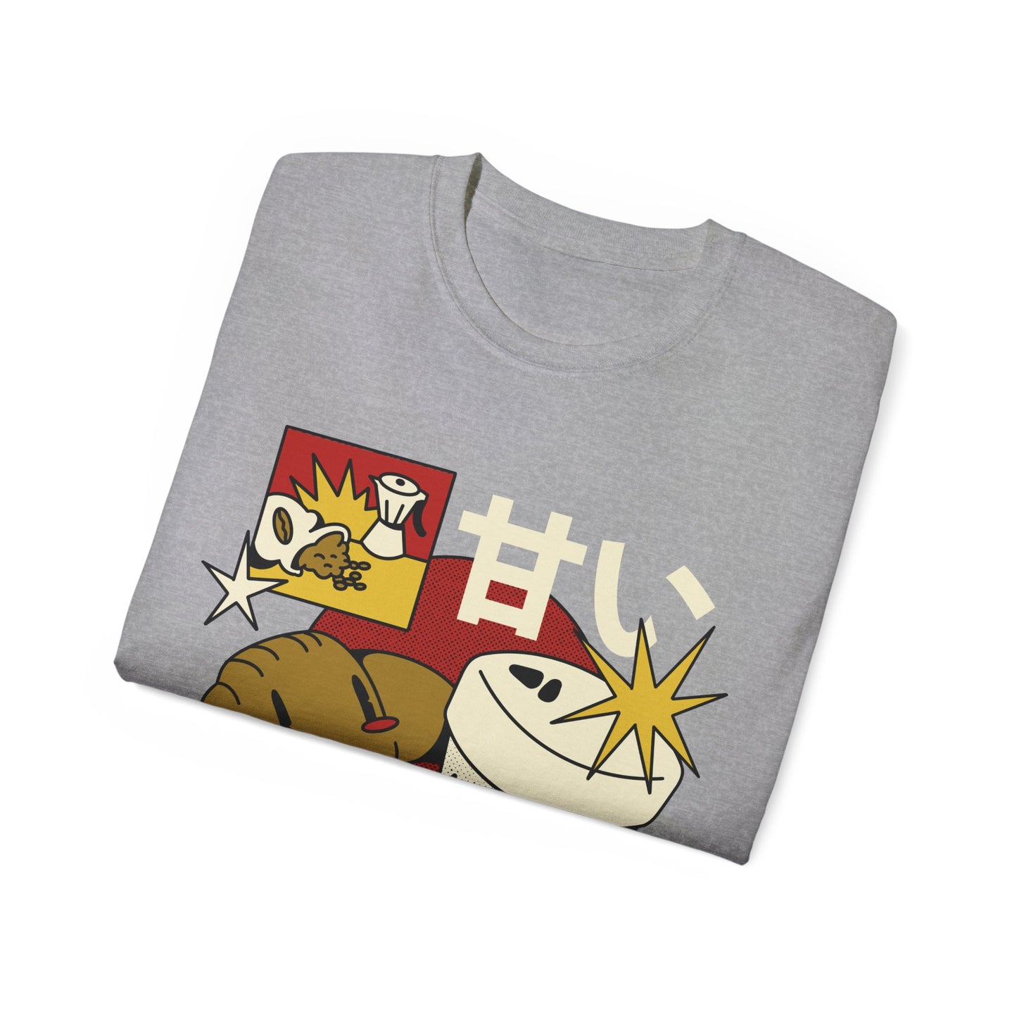 Womens Cartoon Croissant Tee
