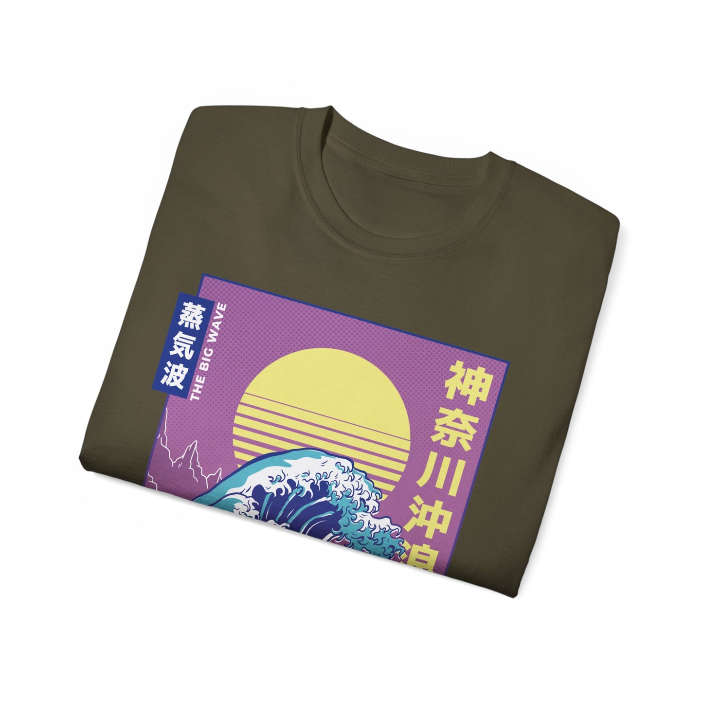 Mens Vaporwave Wave Tee