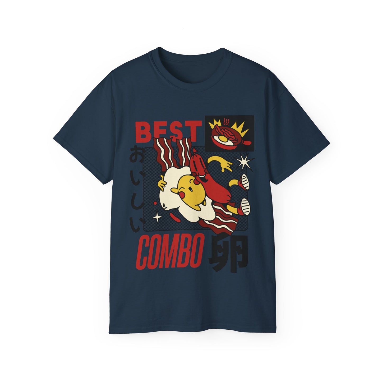 Womens Cartoon Breakfast Tee