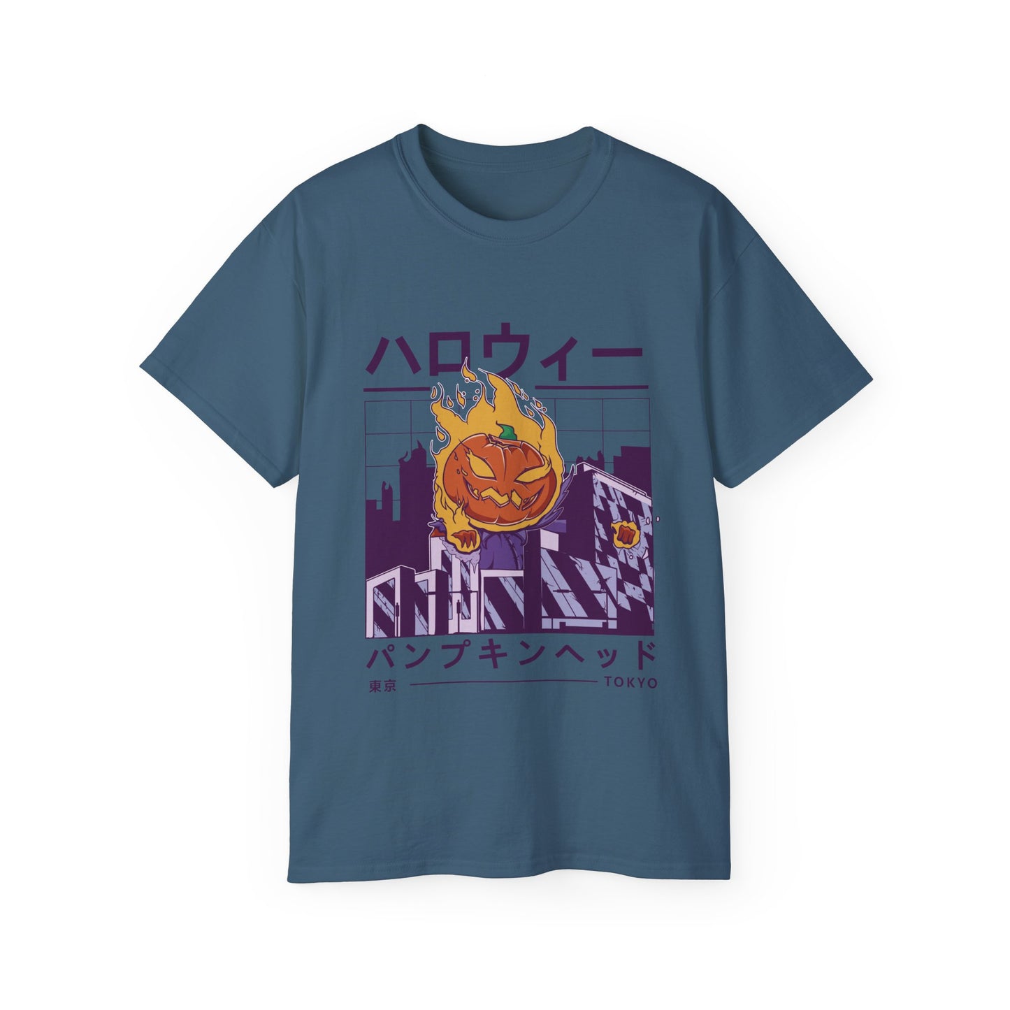 Mens Vaporwave Pumpkin Tee
