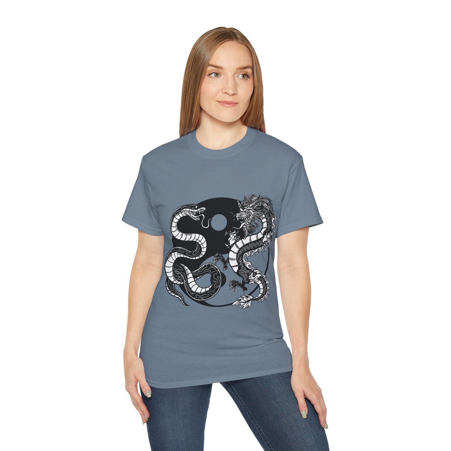 Mens Yin Yang Dragon Tee