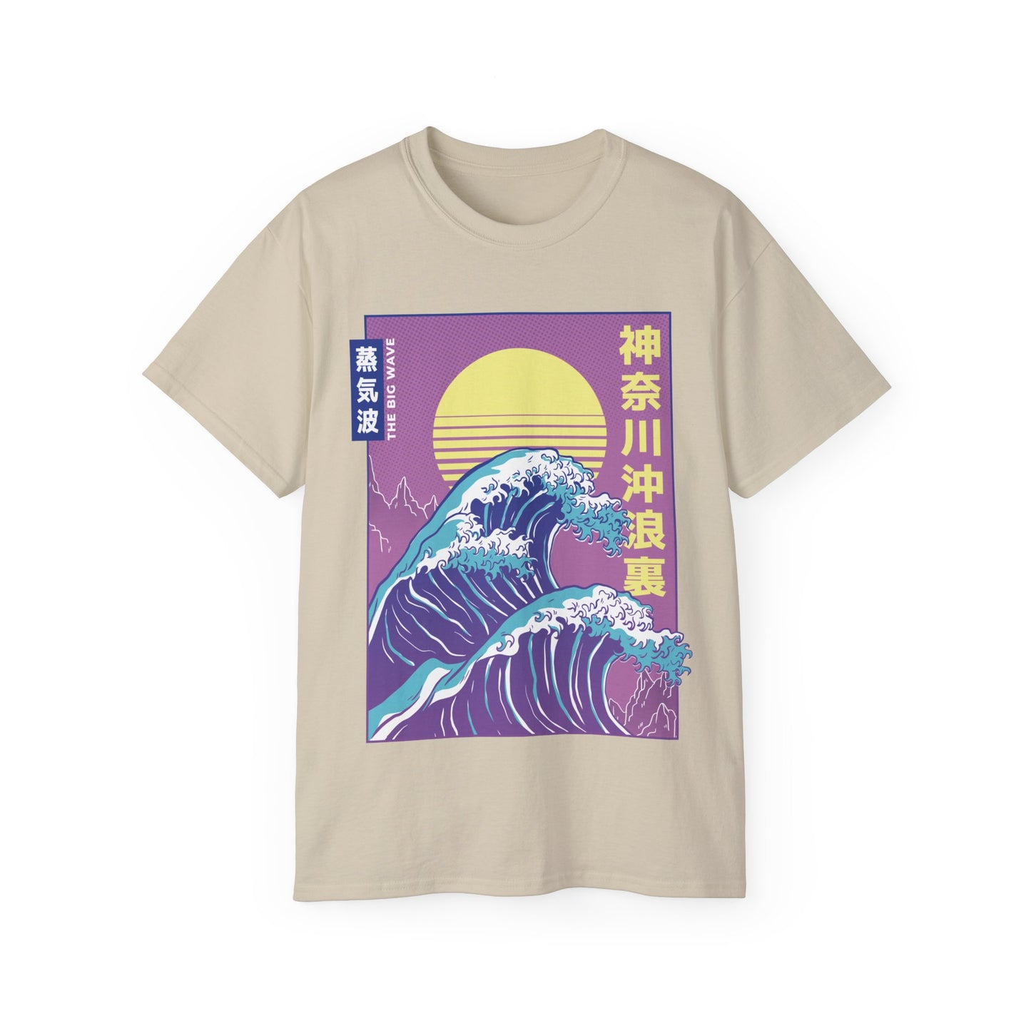 Mens Vaporwave Wave Tee