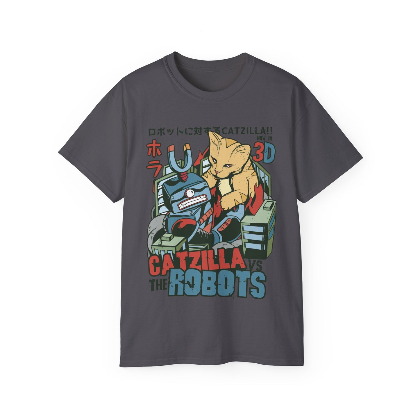 Womens Godzilla Cat Tee