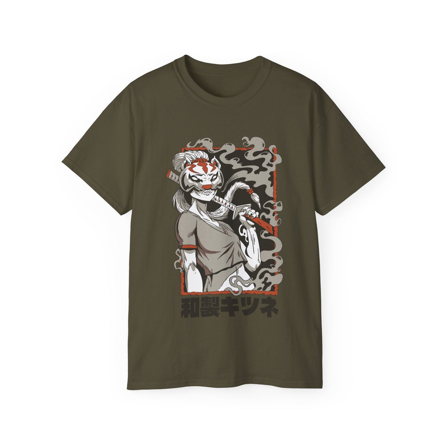 Womens Samurai Mask Girl Tee