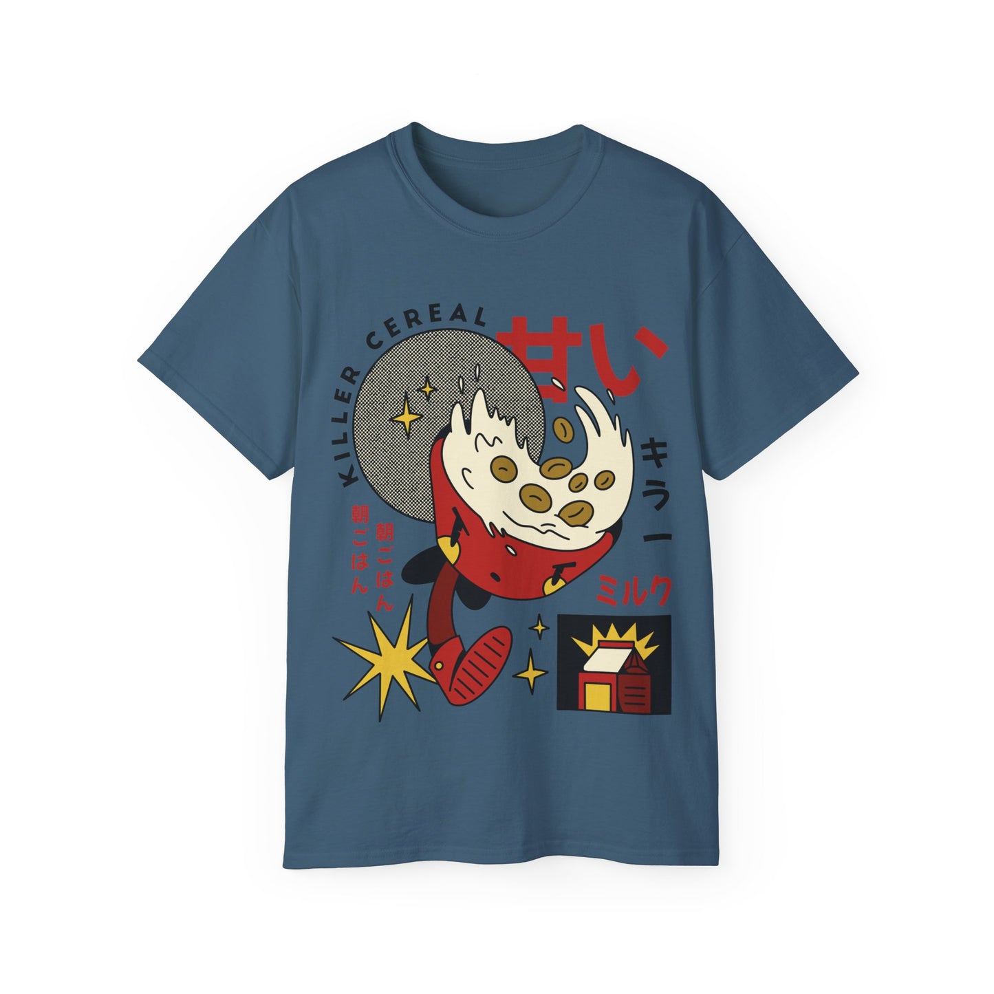 Womens Cartoon Cereal Killer Tee