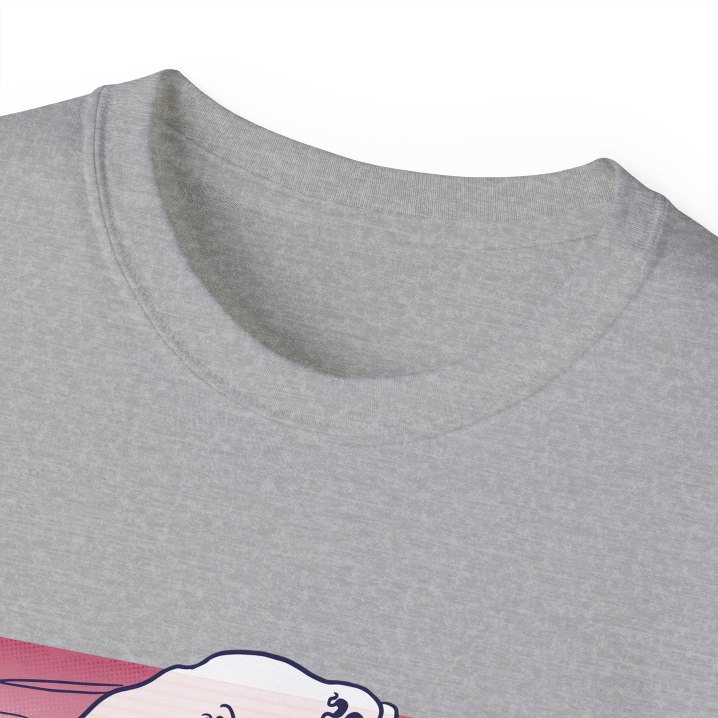 Womens Vaporwave Surfing Axolotl Tee