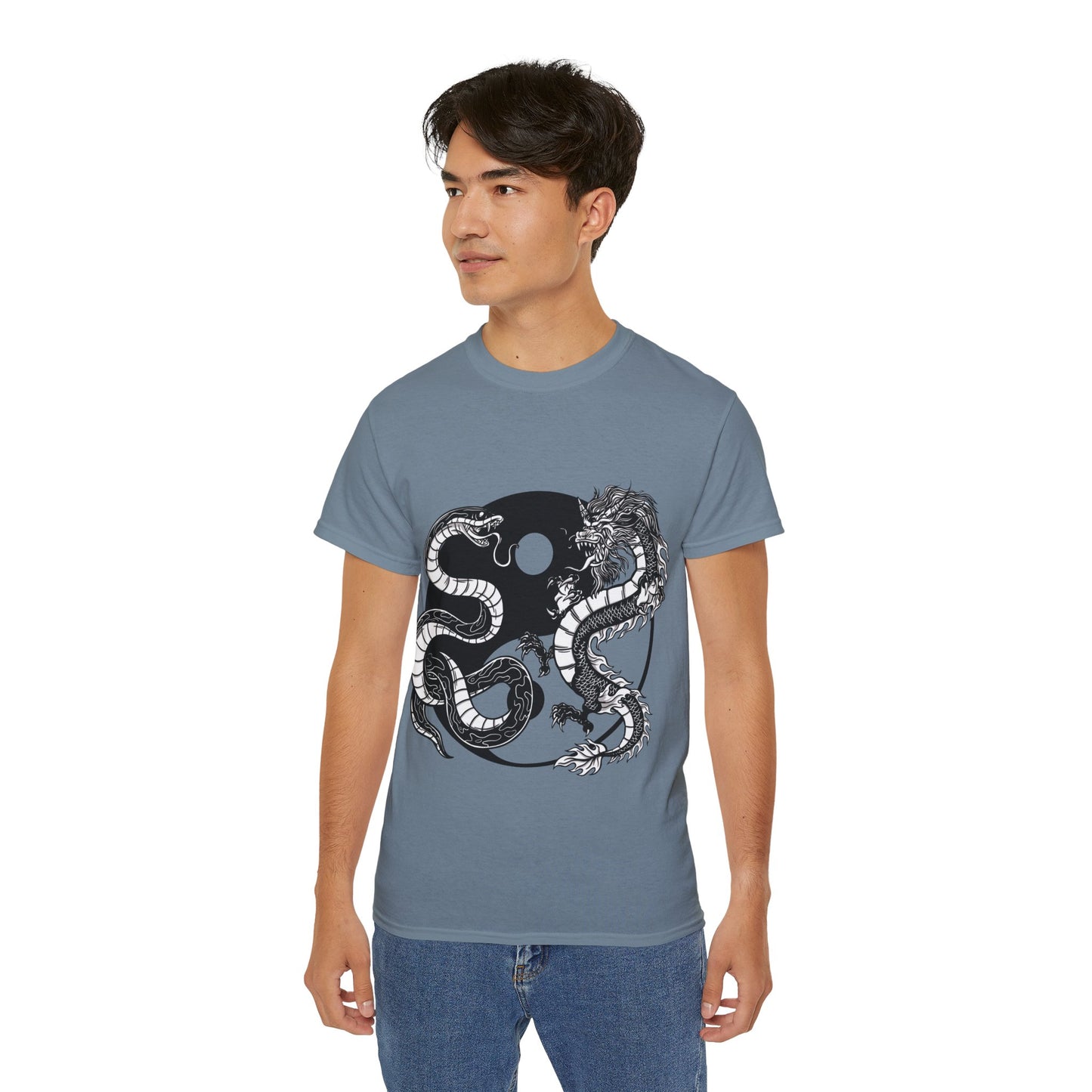 Mens Yin Yang Dragon Tee