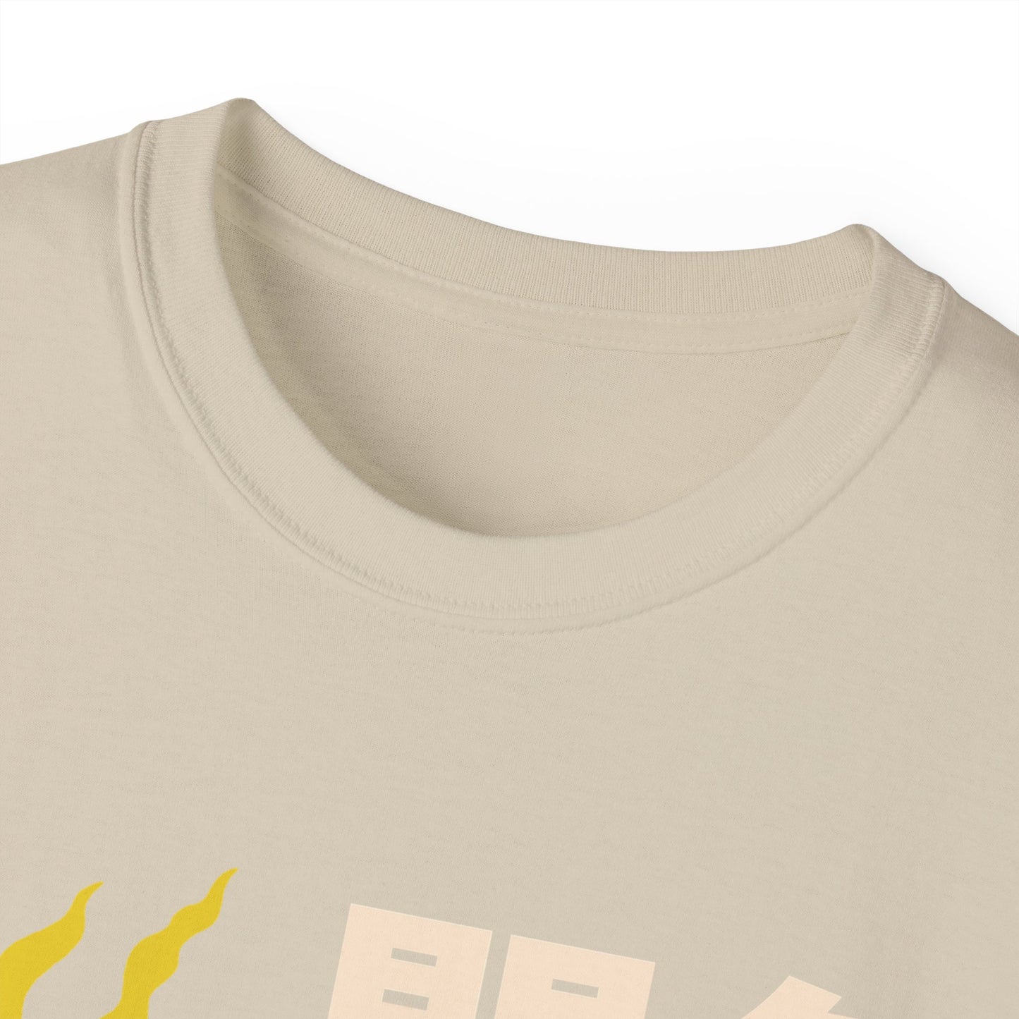 Womens Robot With Fire Tee